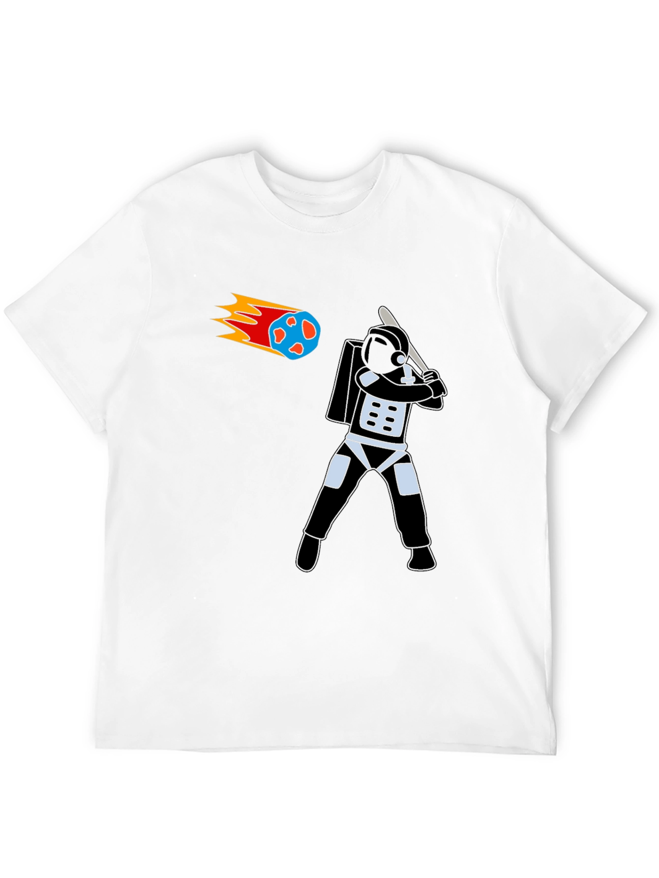 Space Slugger Tee - Meteor Baseball!