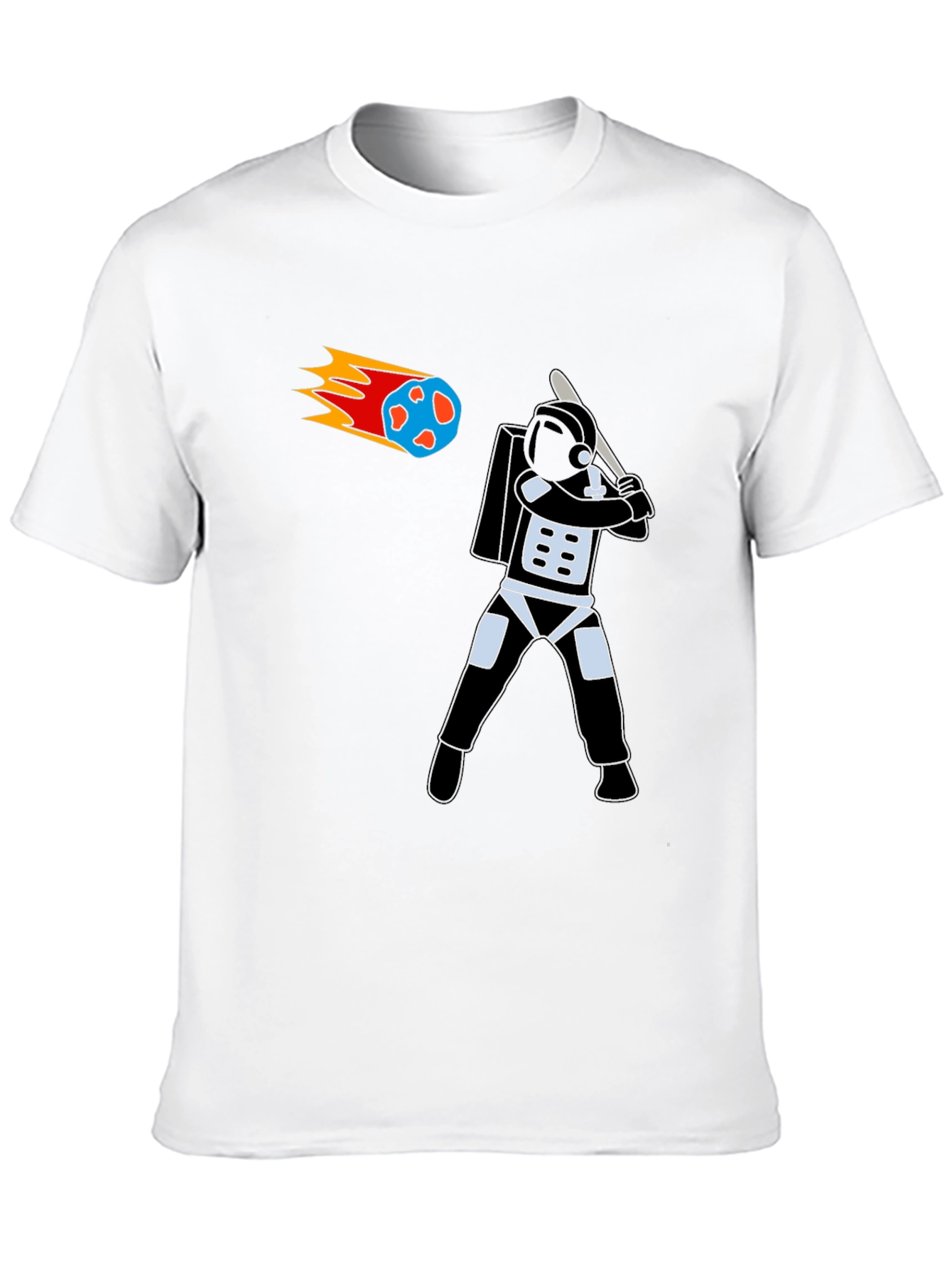 Space Slugger Tee - Meteor Baseball!