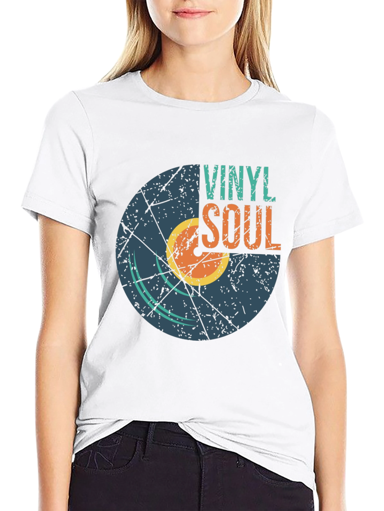 Vinyl Soul Graphic Tee - Retro Music Lover T-Shirt