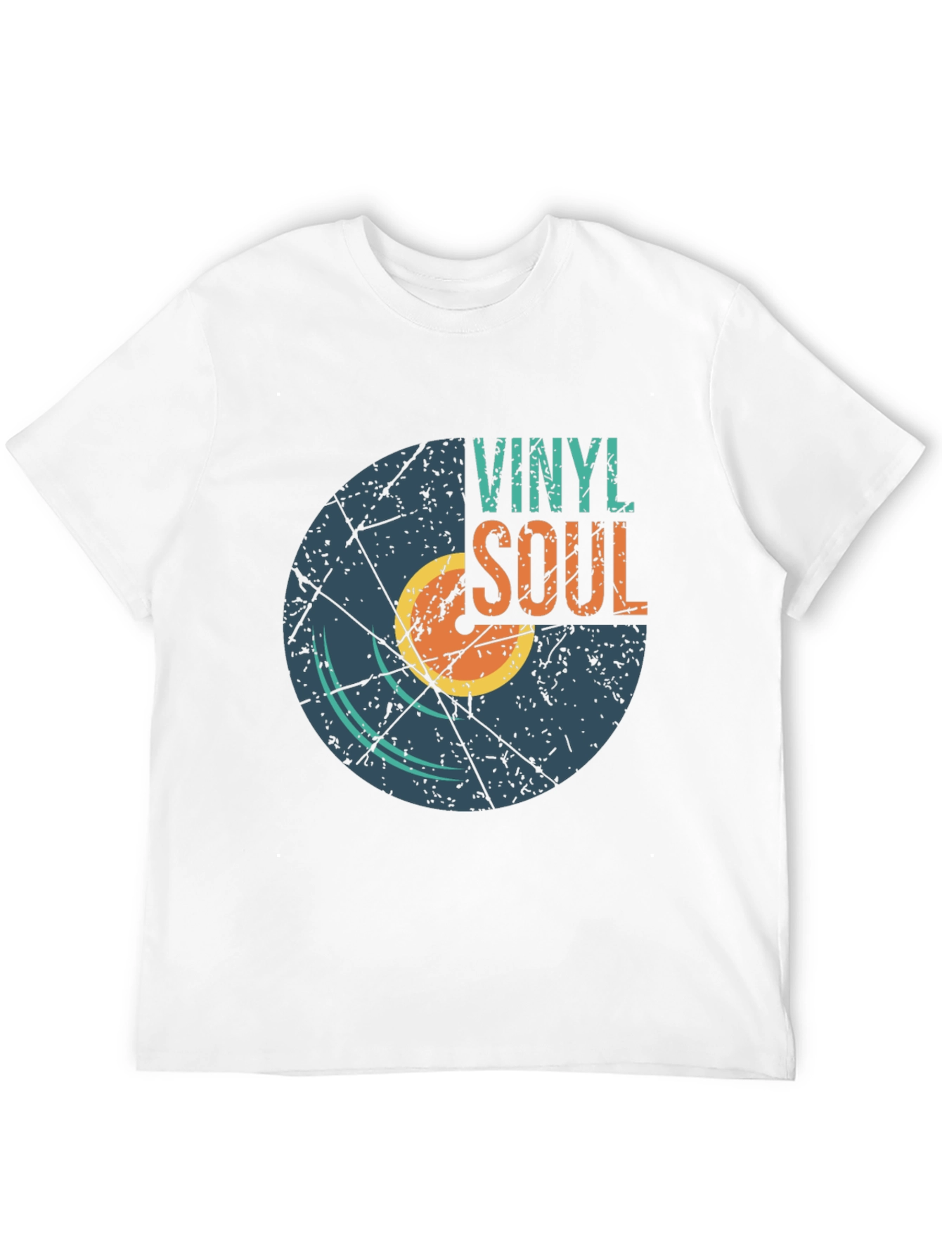 Vinyl Soul Graphic Tee - Retro Music Lover T-Shirt