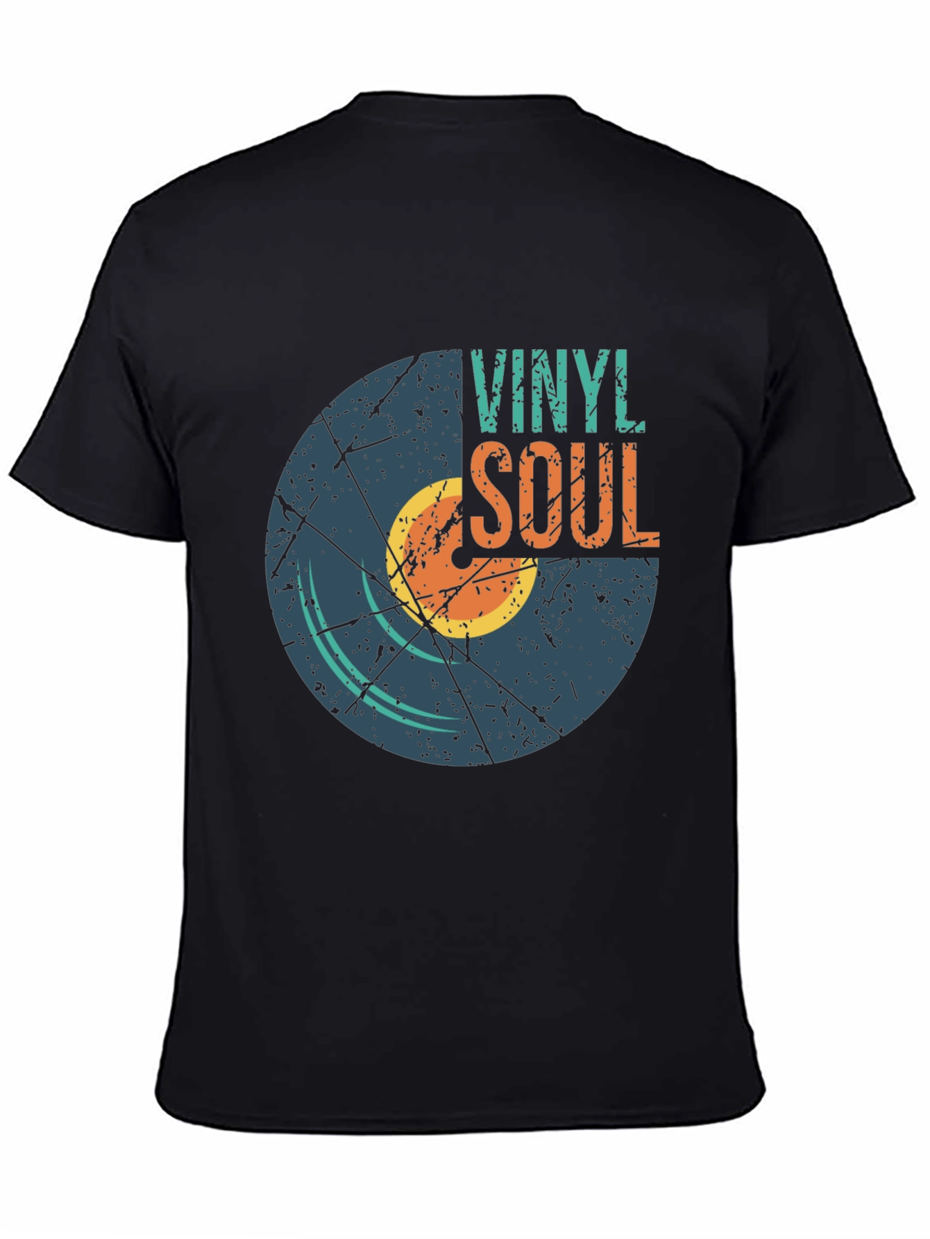 Vinyl Soul Graphic Tee - Retro Music Lover T-Shirt