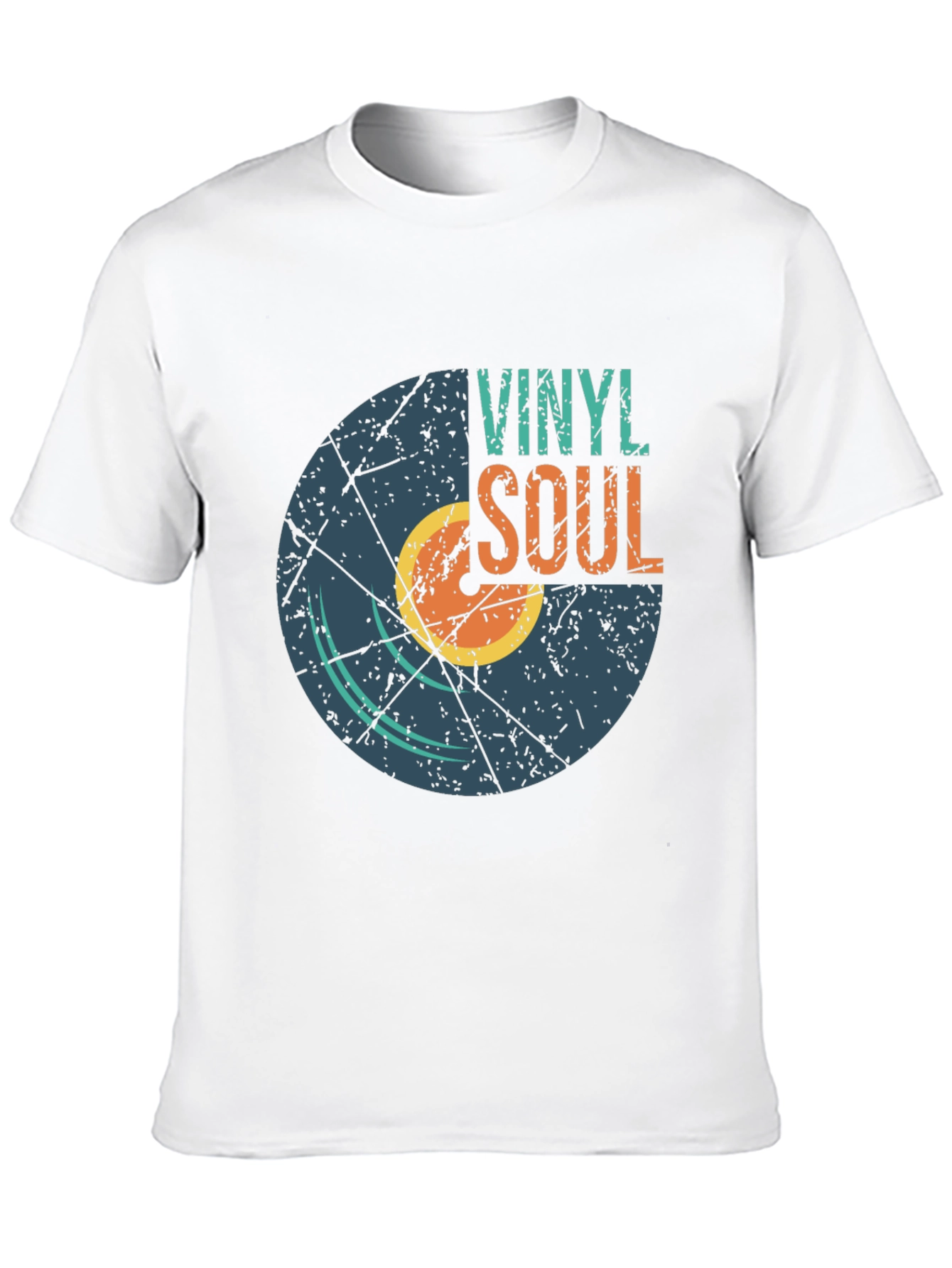 Vinyl Soul Graphic Tee - Retro Music Lover T-Shirt