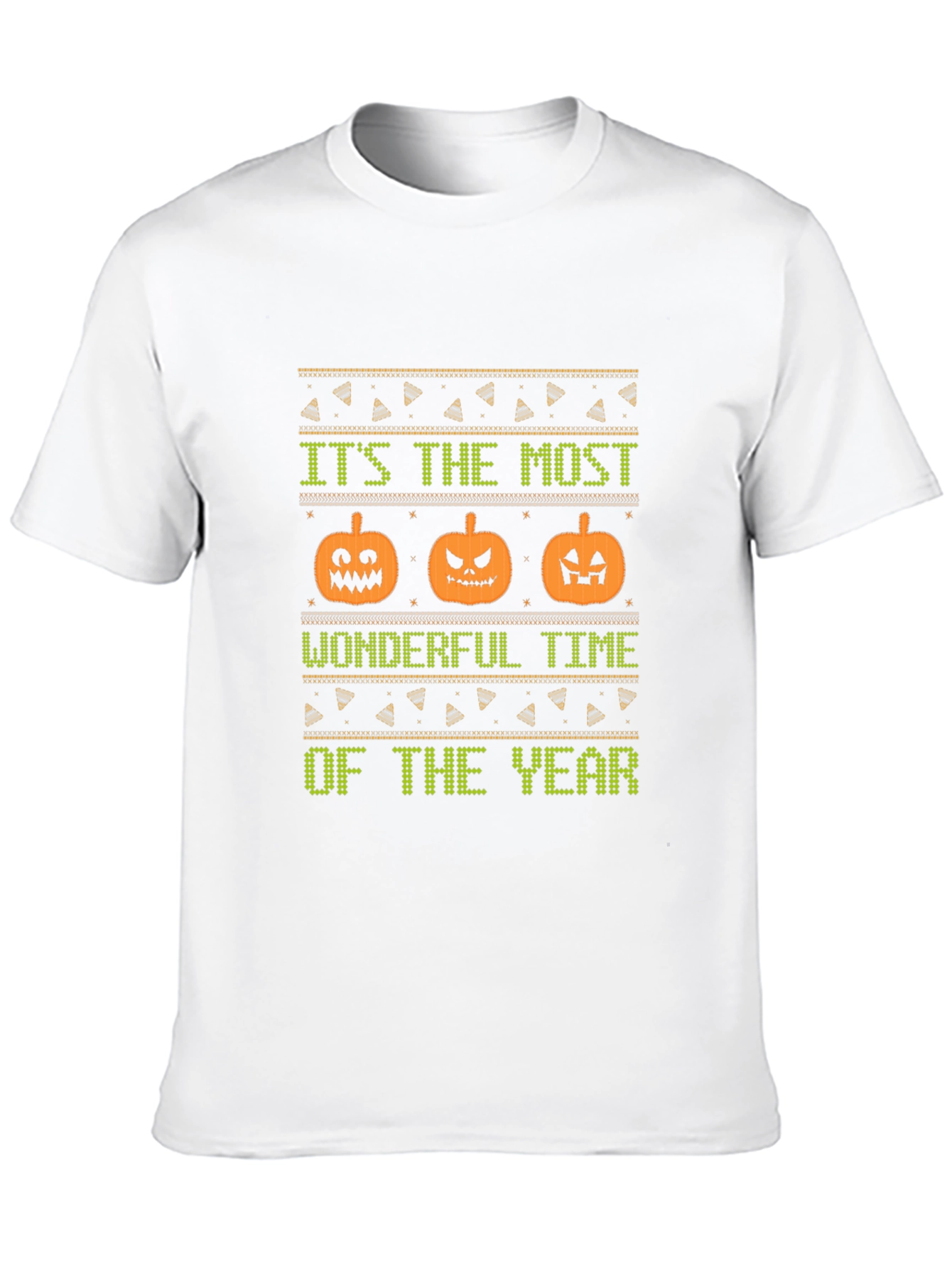 Halloween Pumpkin Ugly Sweater T-Shirt