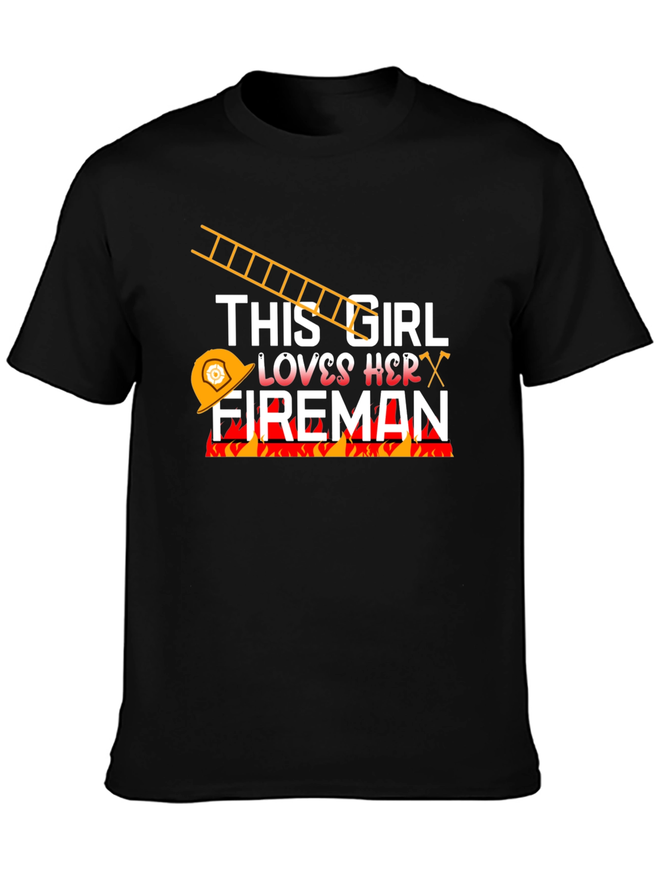 Firemans Girl T-Shirt