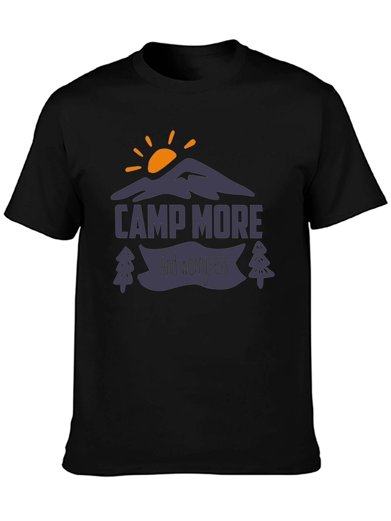 Camp More Worry Less Graphic Tee