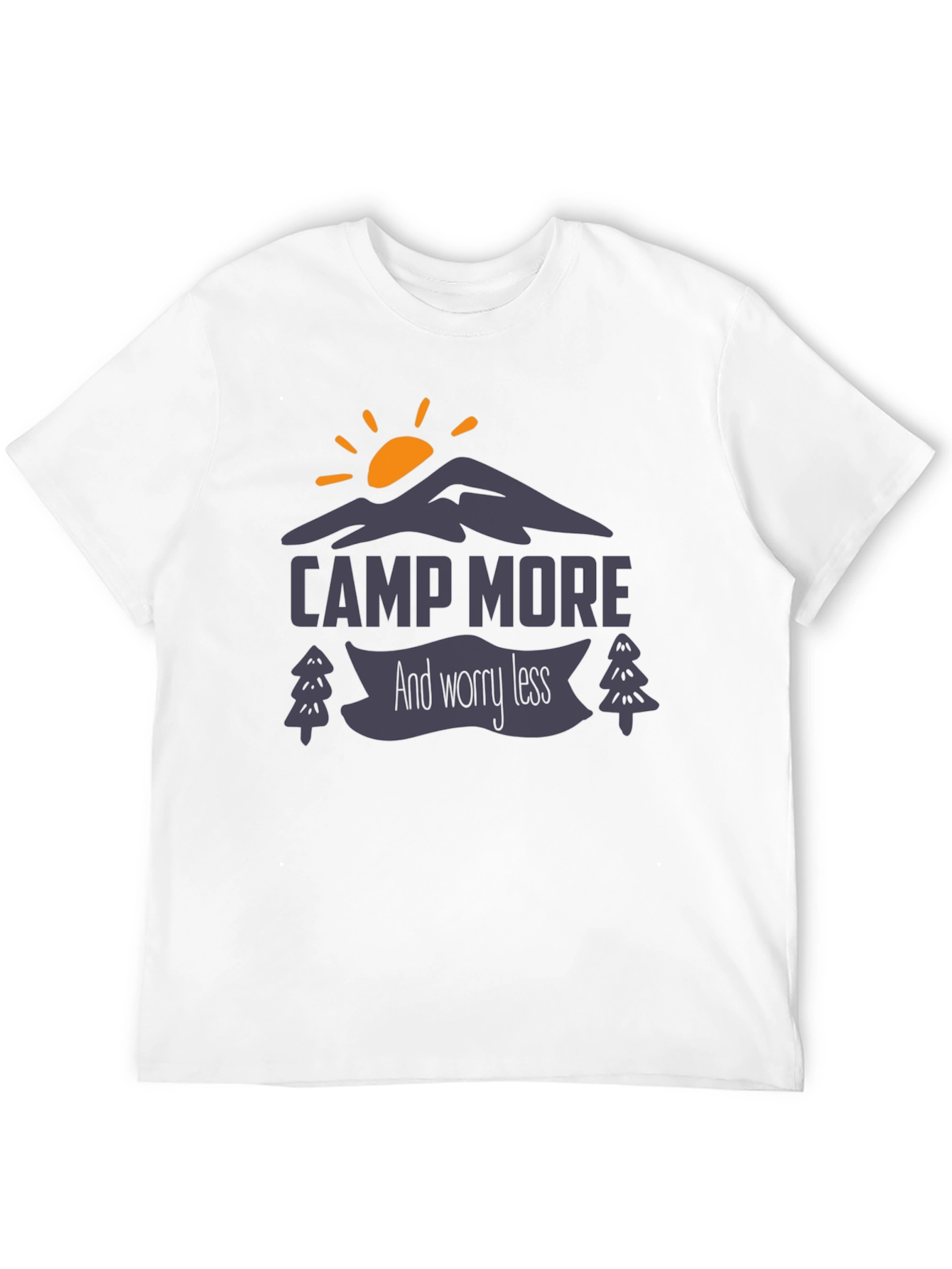 Camp More Worry Less Graphic Tee