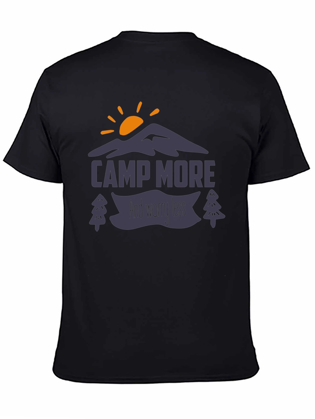 Camp More Worry Less Graphic Tee