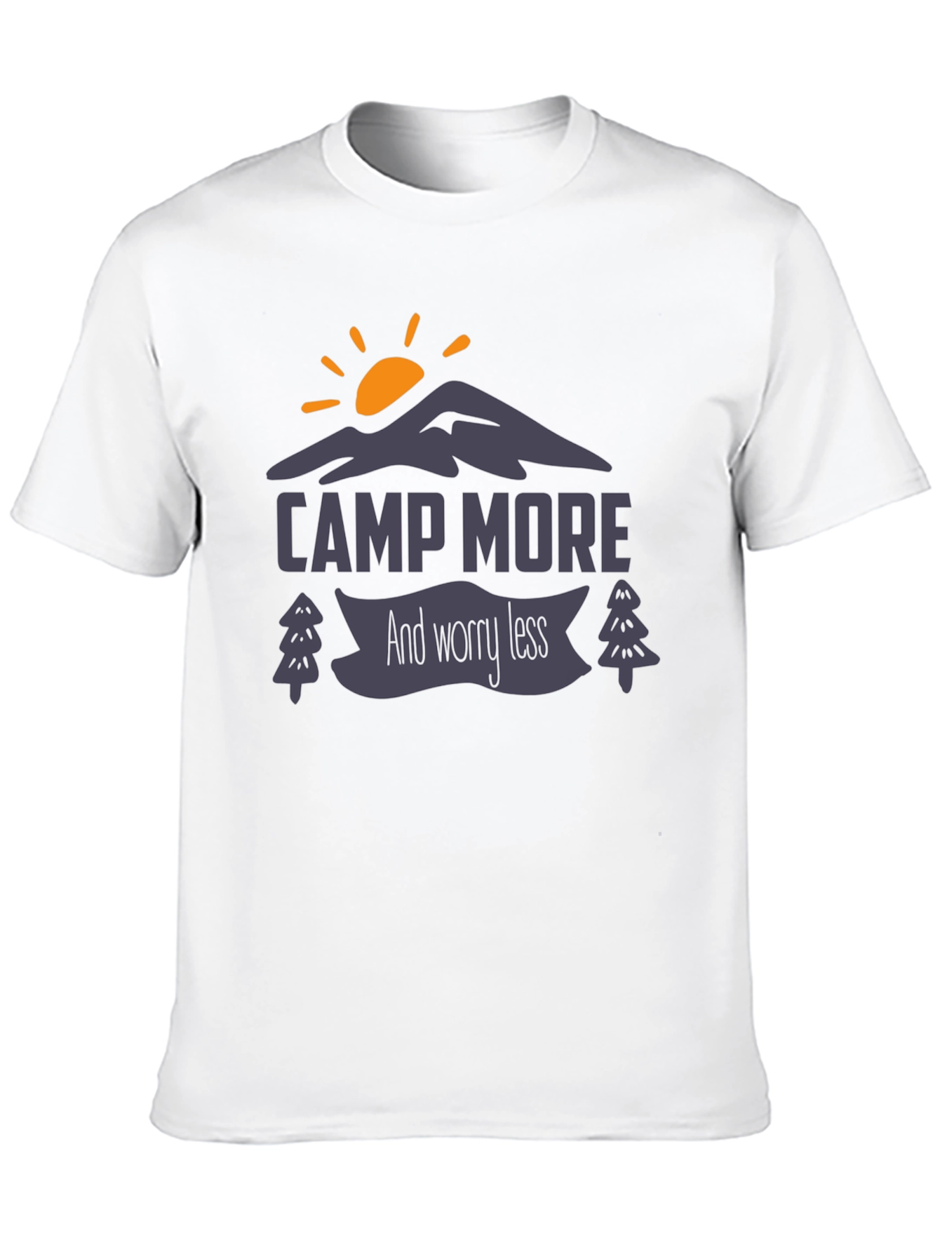 Camp More Worry Less Graphic Tee