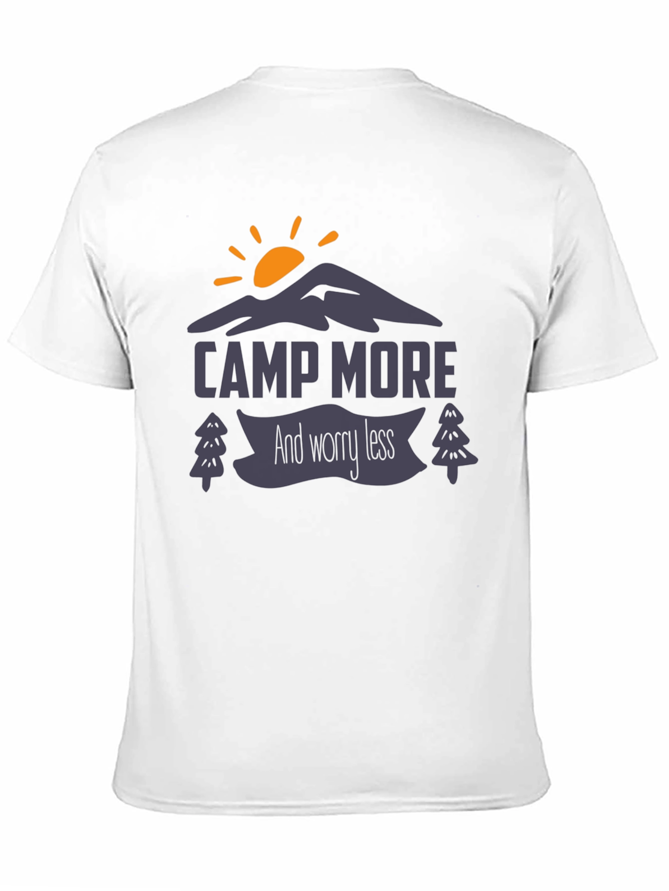 Camp More Worry Less Graphic Tee