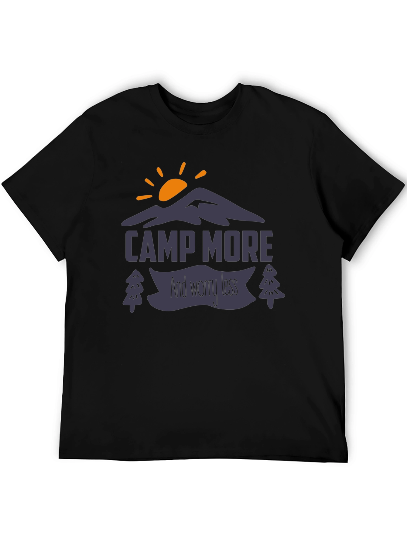 Camp More Worry Less Graphic Tee