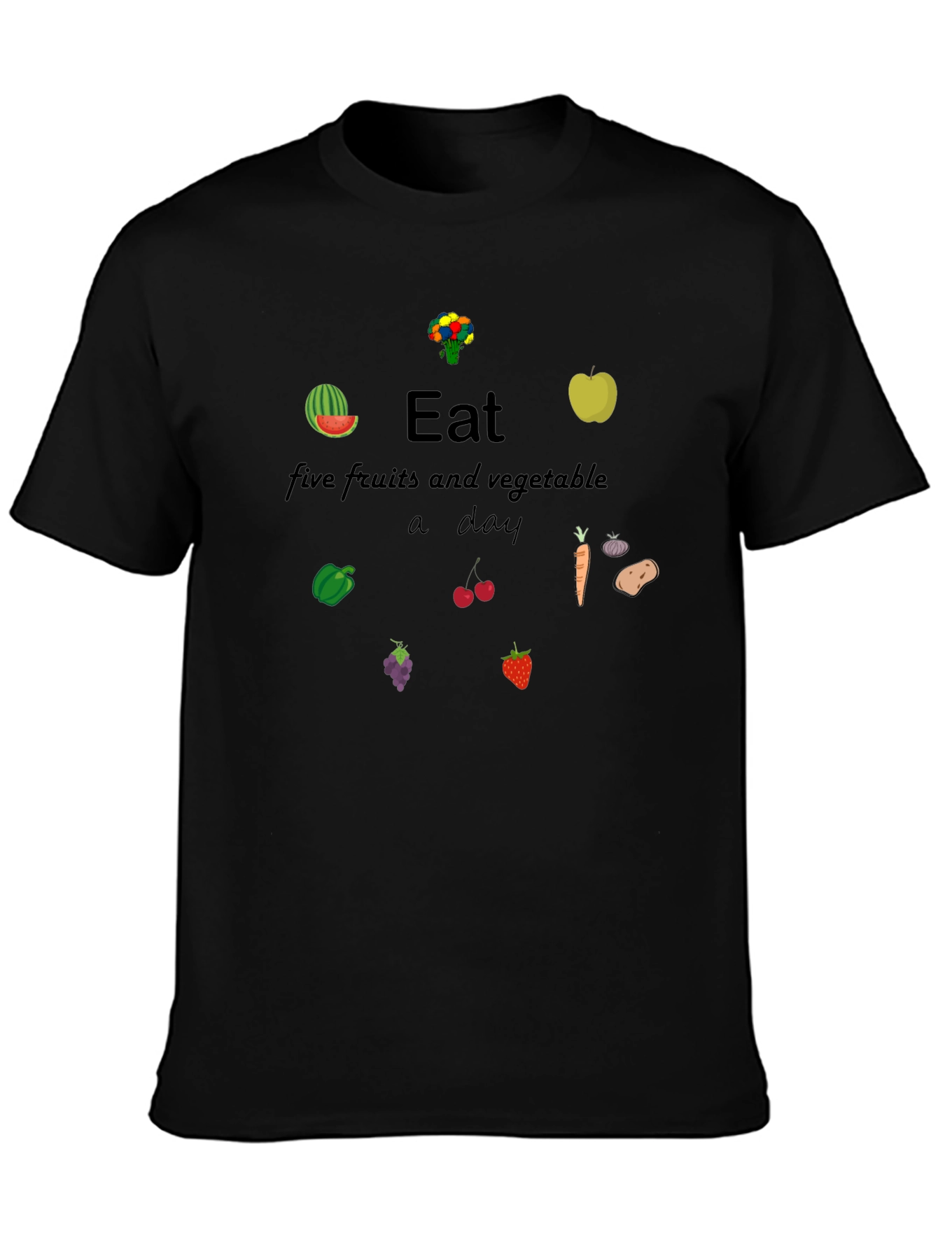 Eat Five Fruits and Vegetables T-Shirt