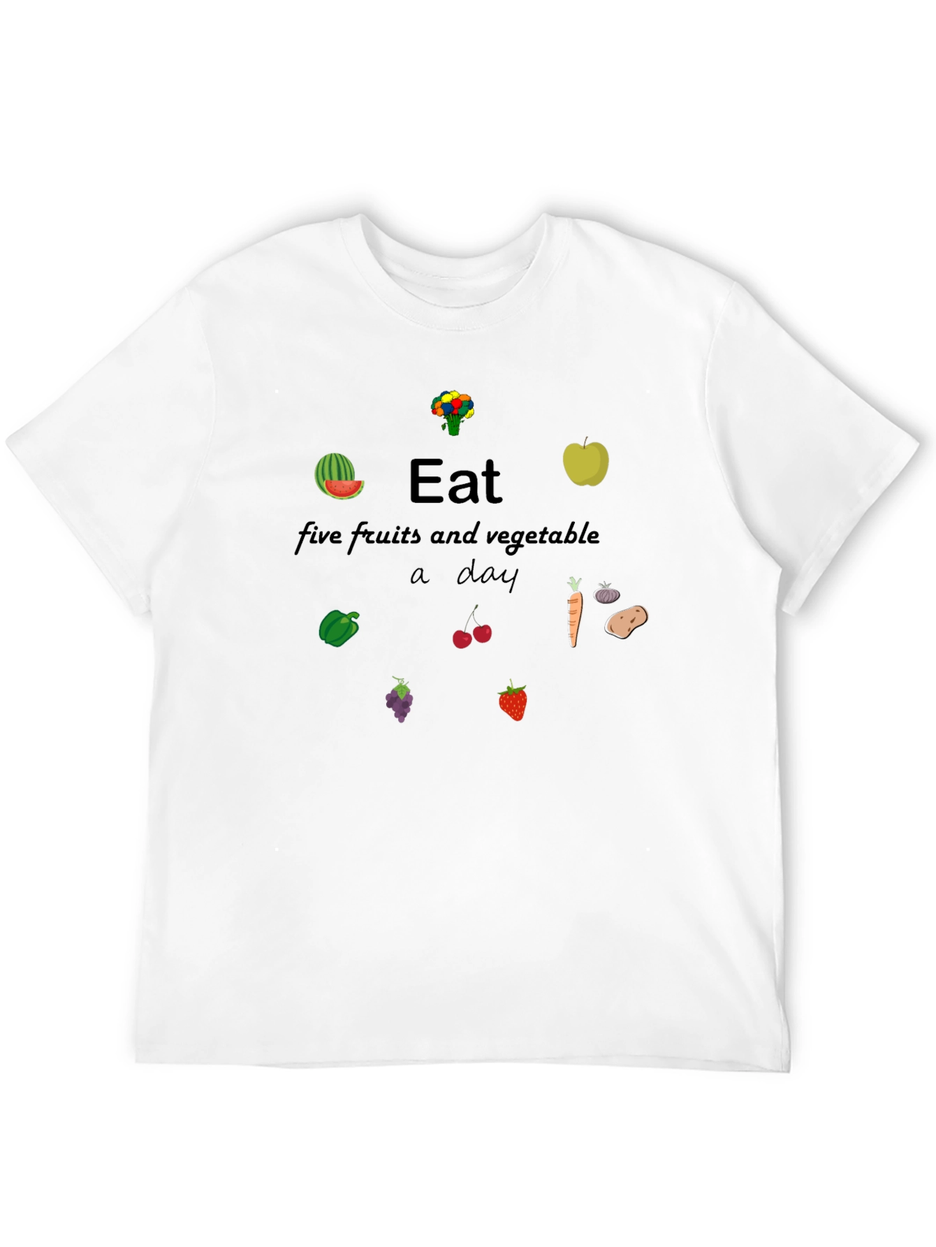 Eat Five Fruits and Vegetables T-Shirt