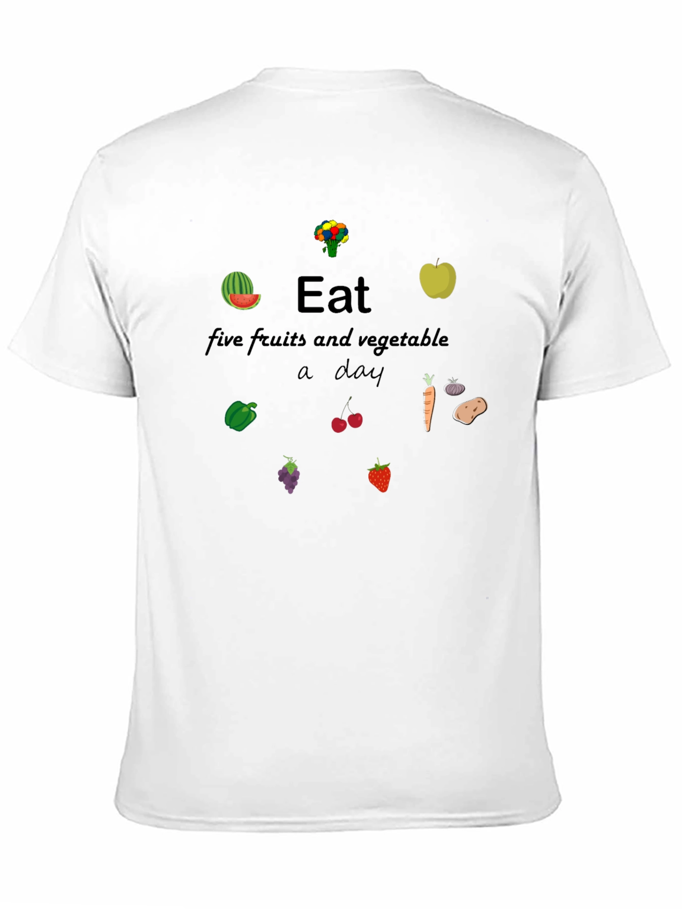 Eat Five Fruits and Vegetables T-Shirt
