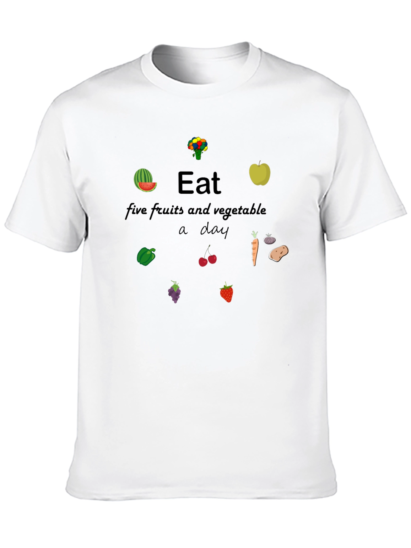 Eat Five Fruits and Vegetables T-Shirt