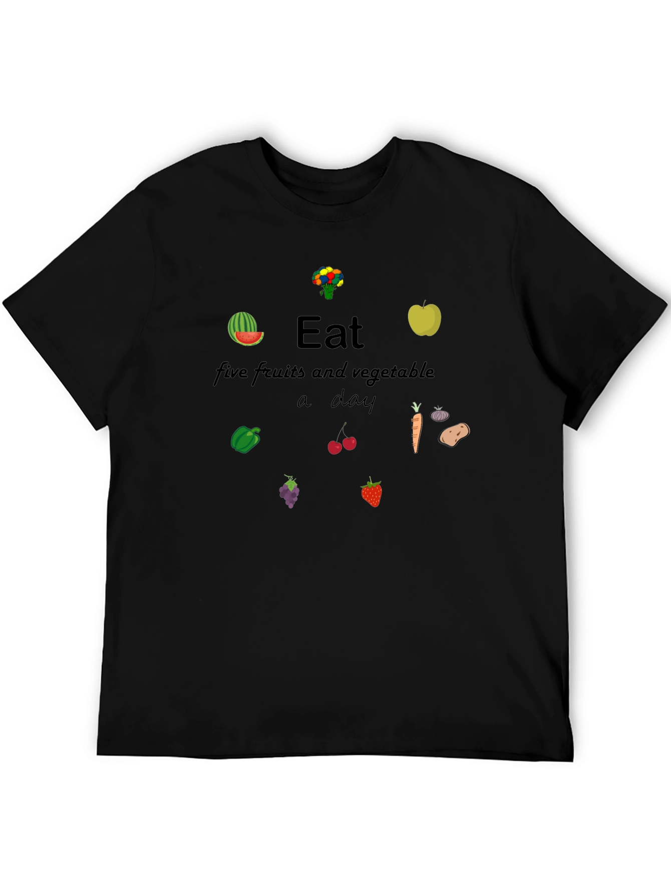 Eat Five Fruits and Vegetables T-Shirt