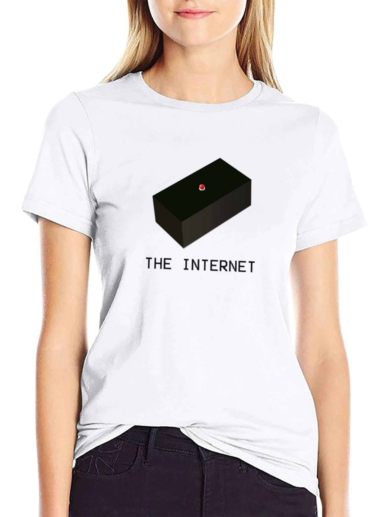 The Internet Button T-Shirt - Funny Tech Geek Tee