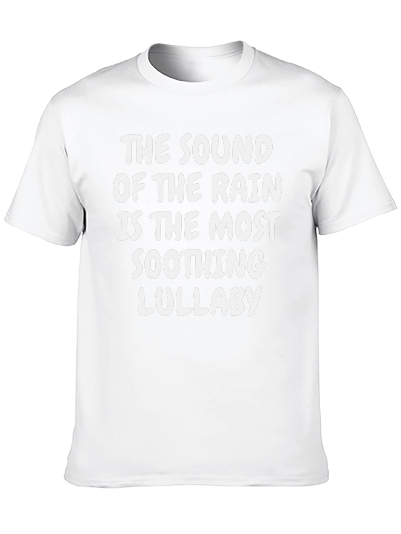 Rain Lullaby Graphic Tee - Soothing Sounds T-Shirt