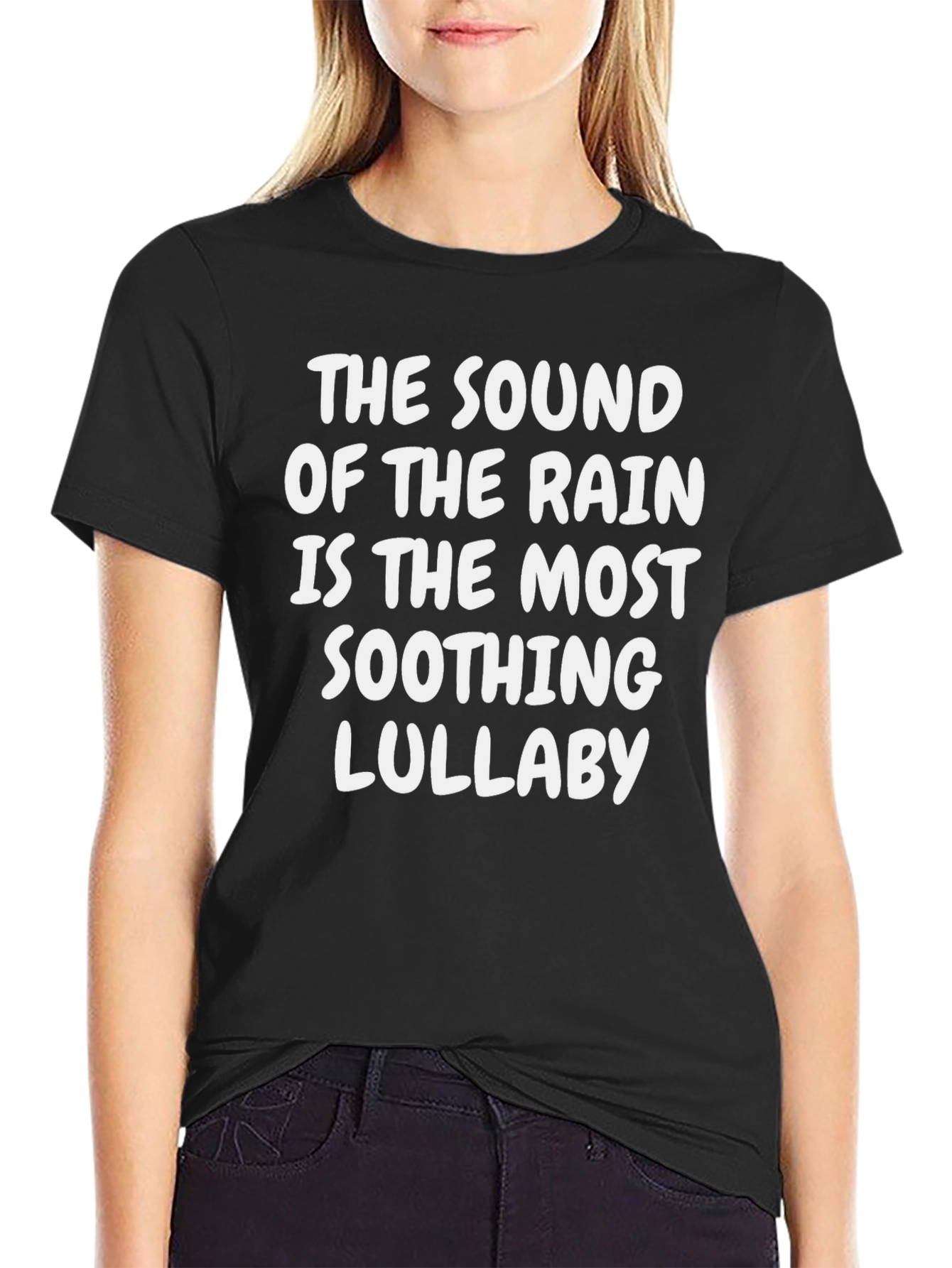 Rain Lullaby Graphic Tee - Soothing Sounds T-Shirt