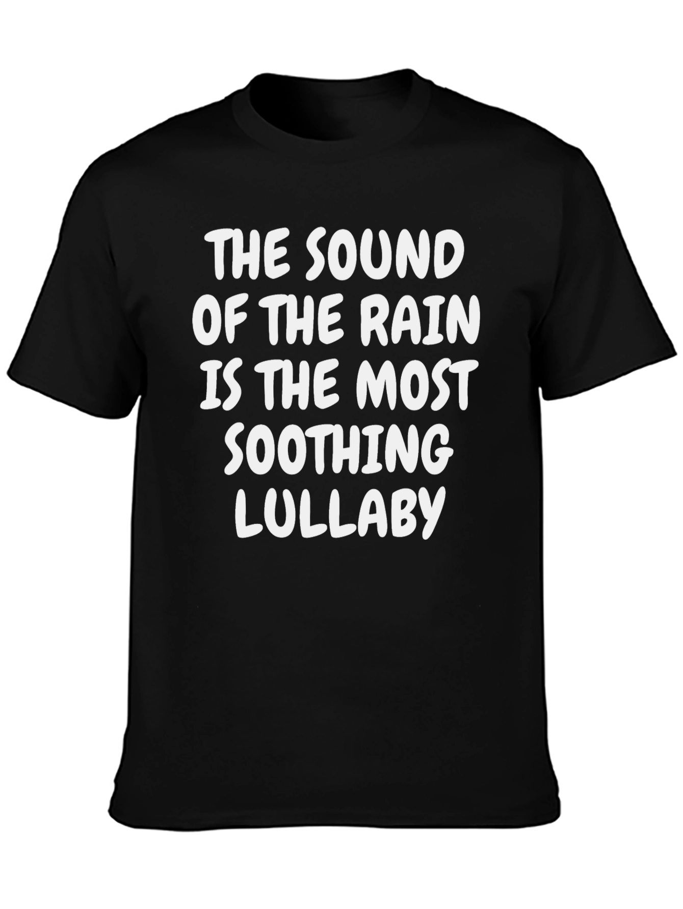 Rain Lullaby Graphic Tee - Soothing Sounds T-Shirt