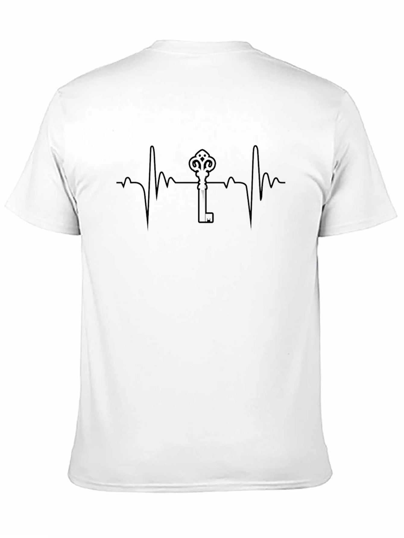 Heartbeat Key T-Shirt - Unisex Graphic Tee