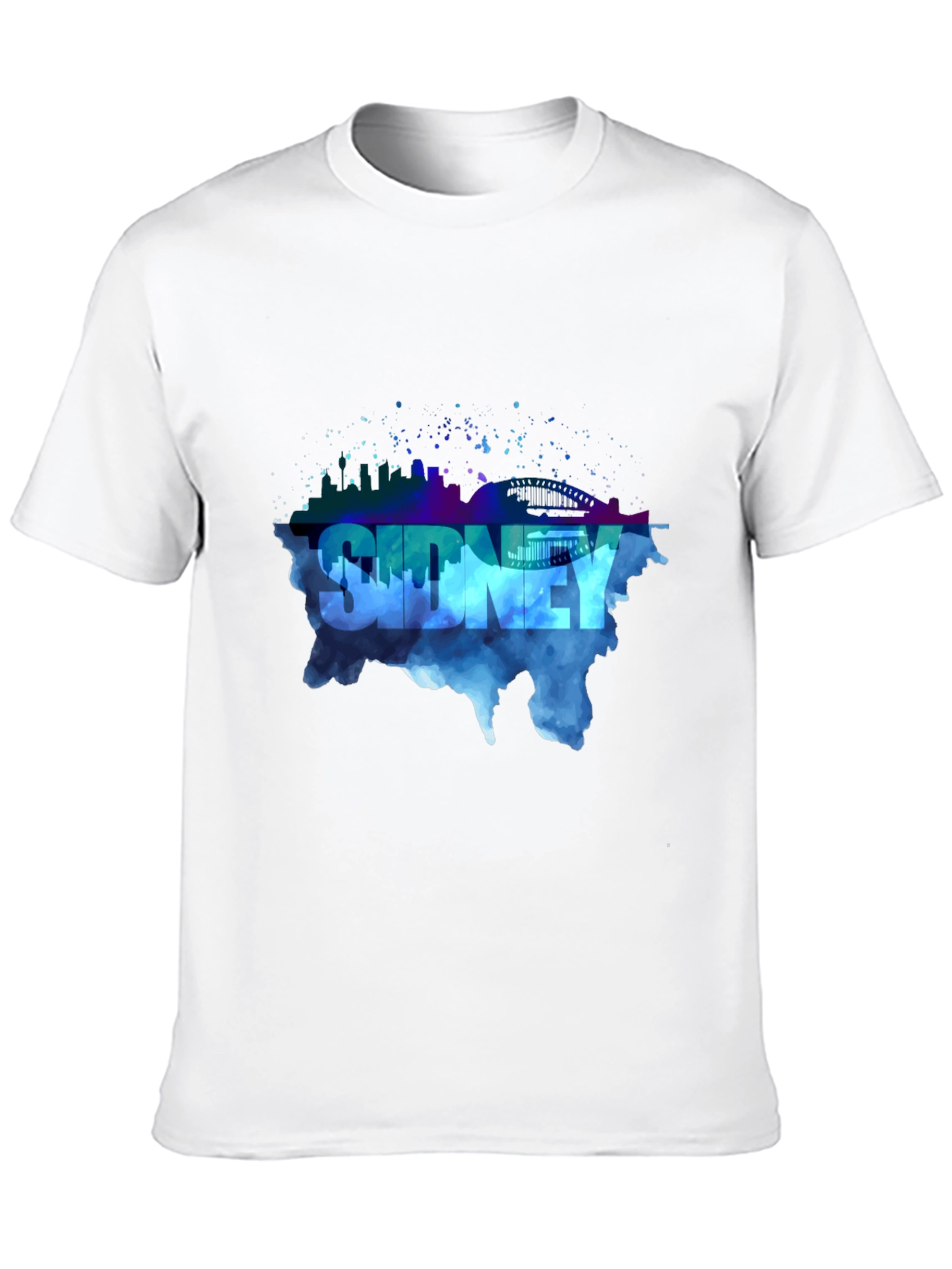 Sydney Skyline Mens Graphic T-Shirt