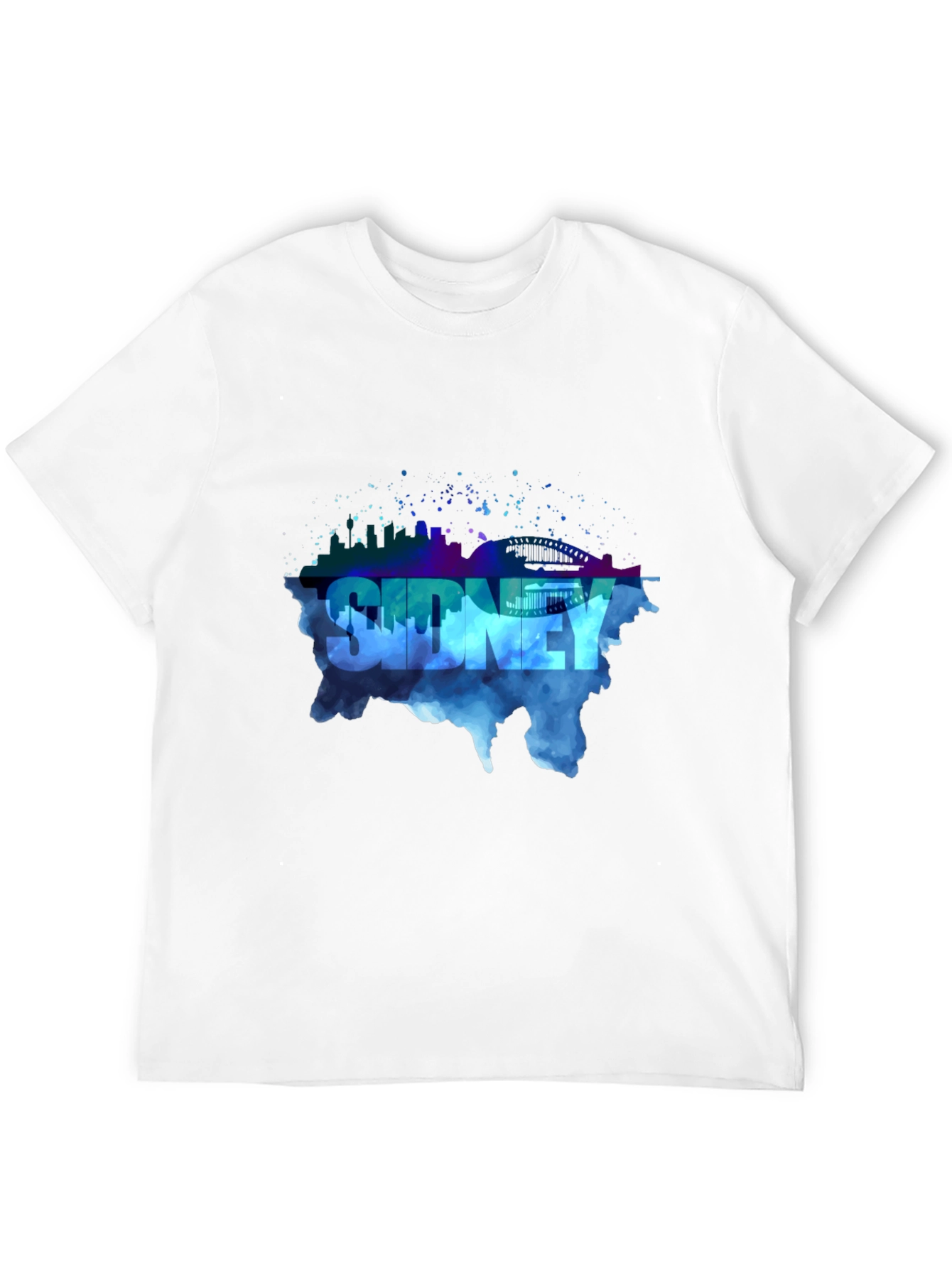Sydney Skyline Mens Graphic T-Shirt