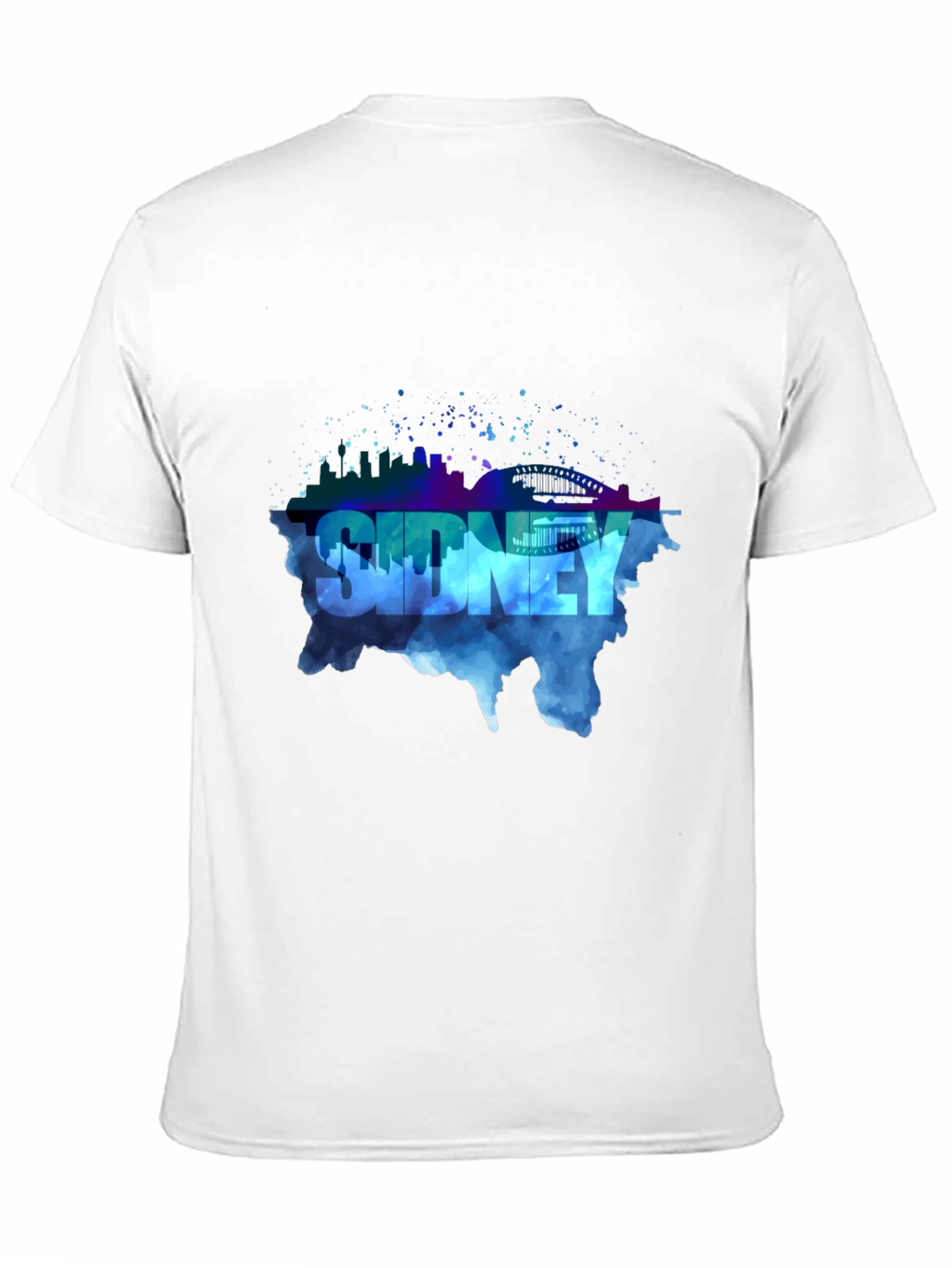 Sydney Skyline Mens Graphic T-Shirt