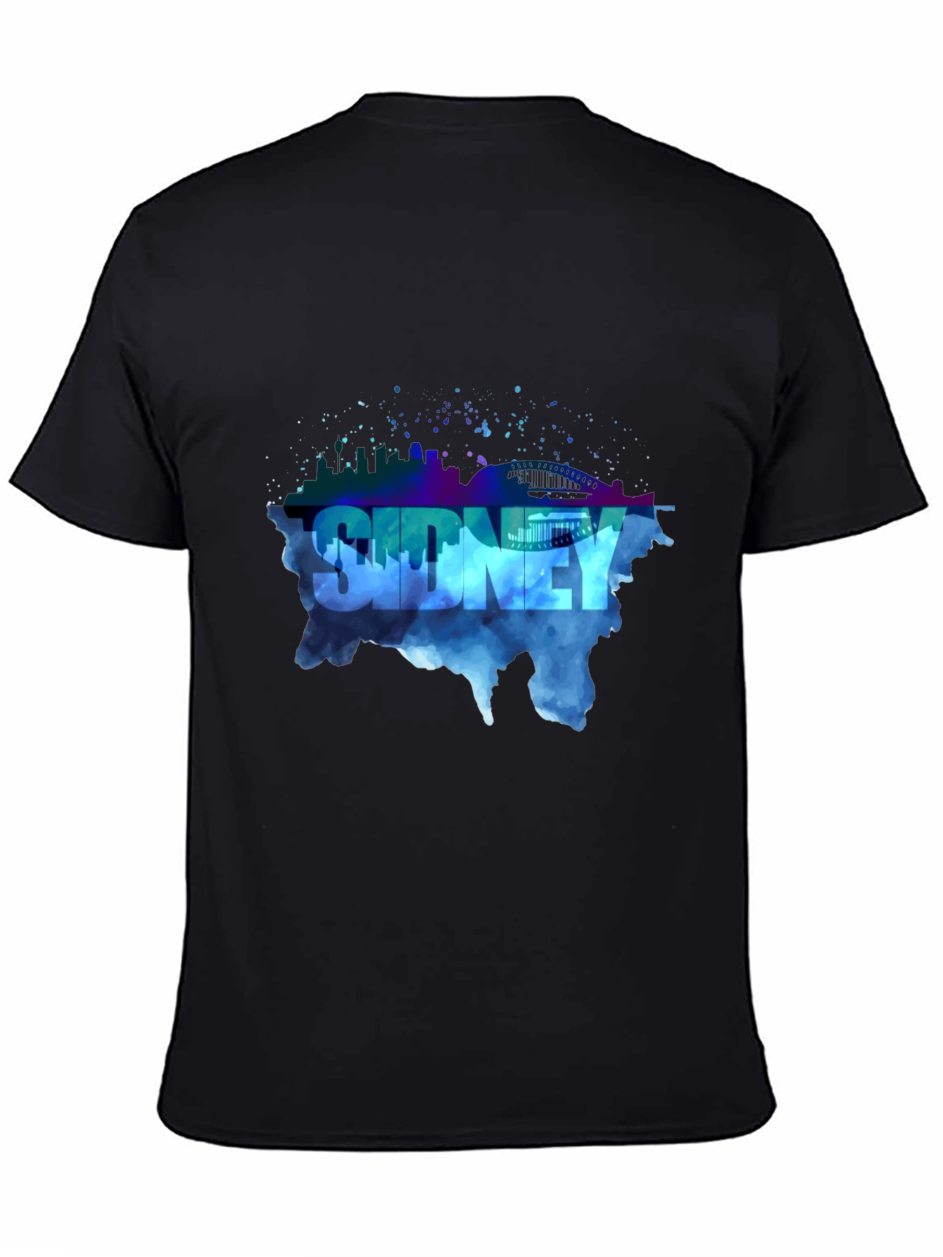 Sydney Skyline Mens Graphic T-Shirt