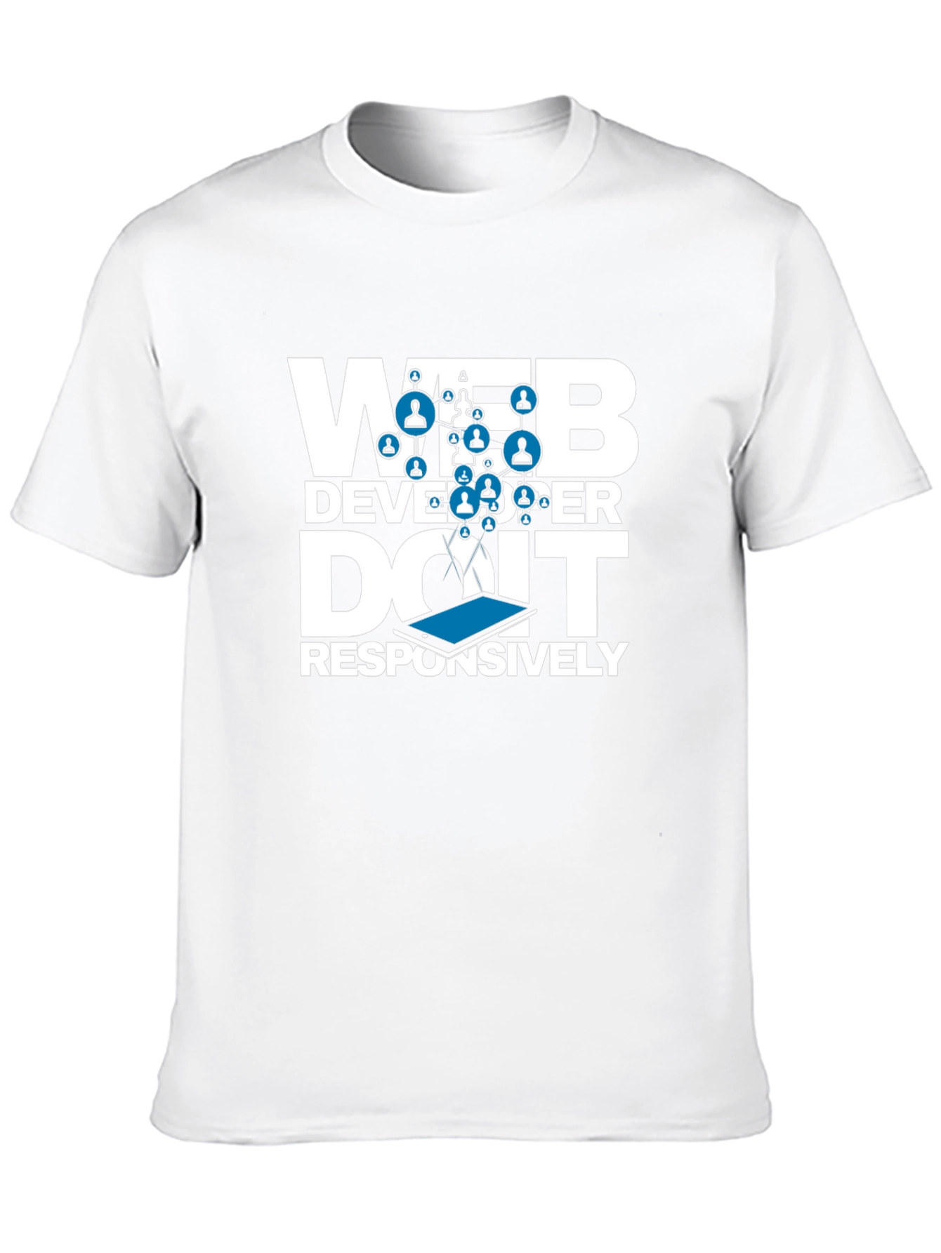 Web Developer T-Shirt Do It Responsively Programmer Tee