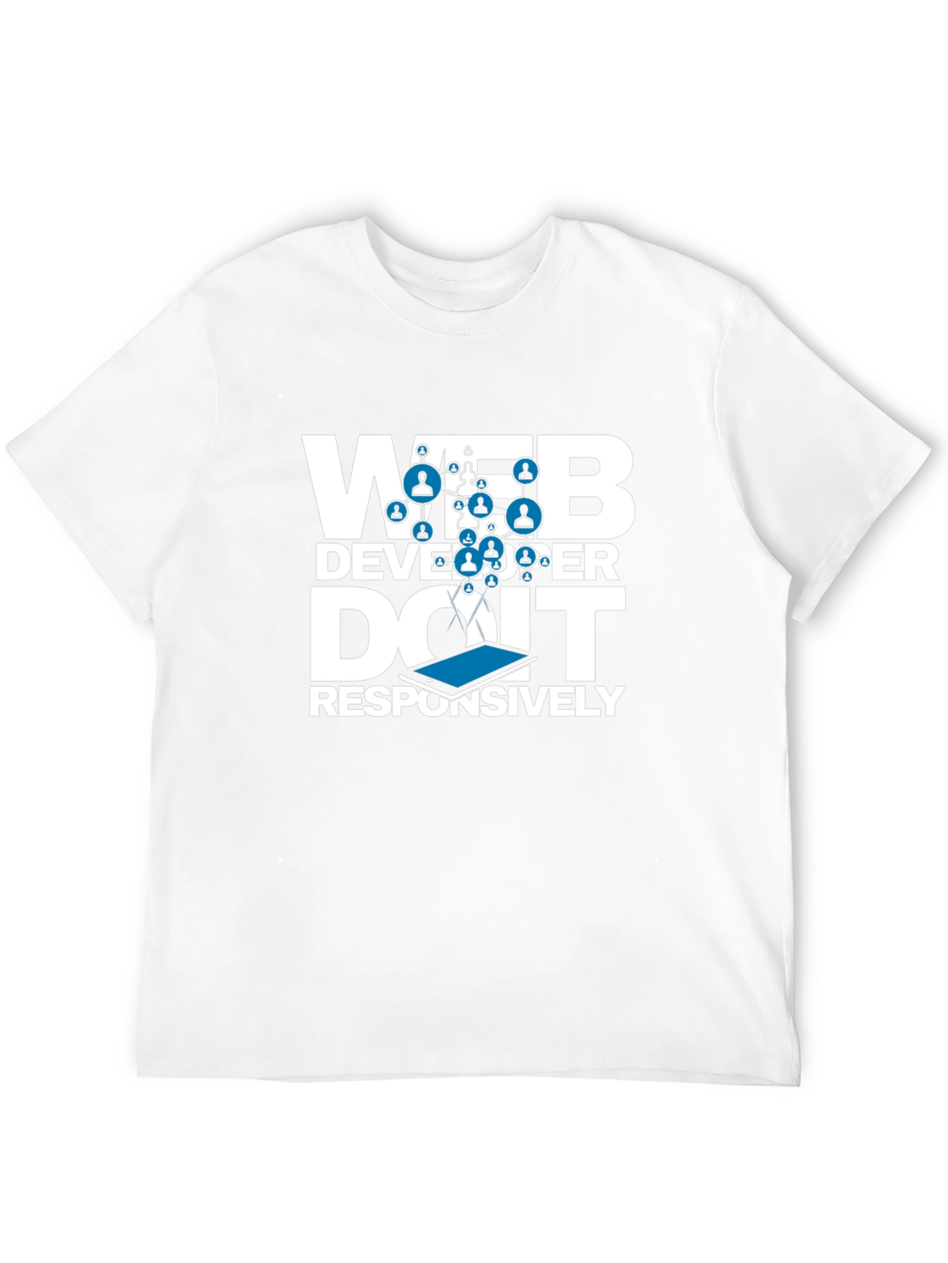 Web Developer T-Shirt Do It Responsively Programmer Tee