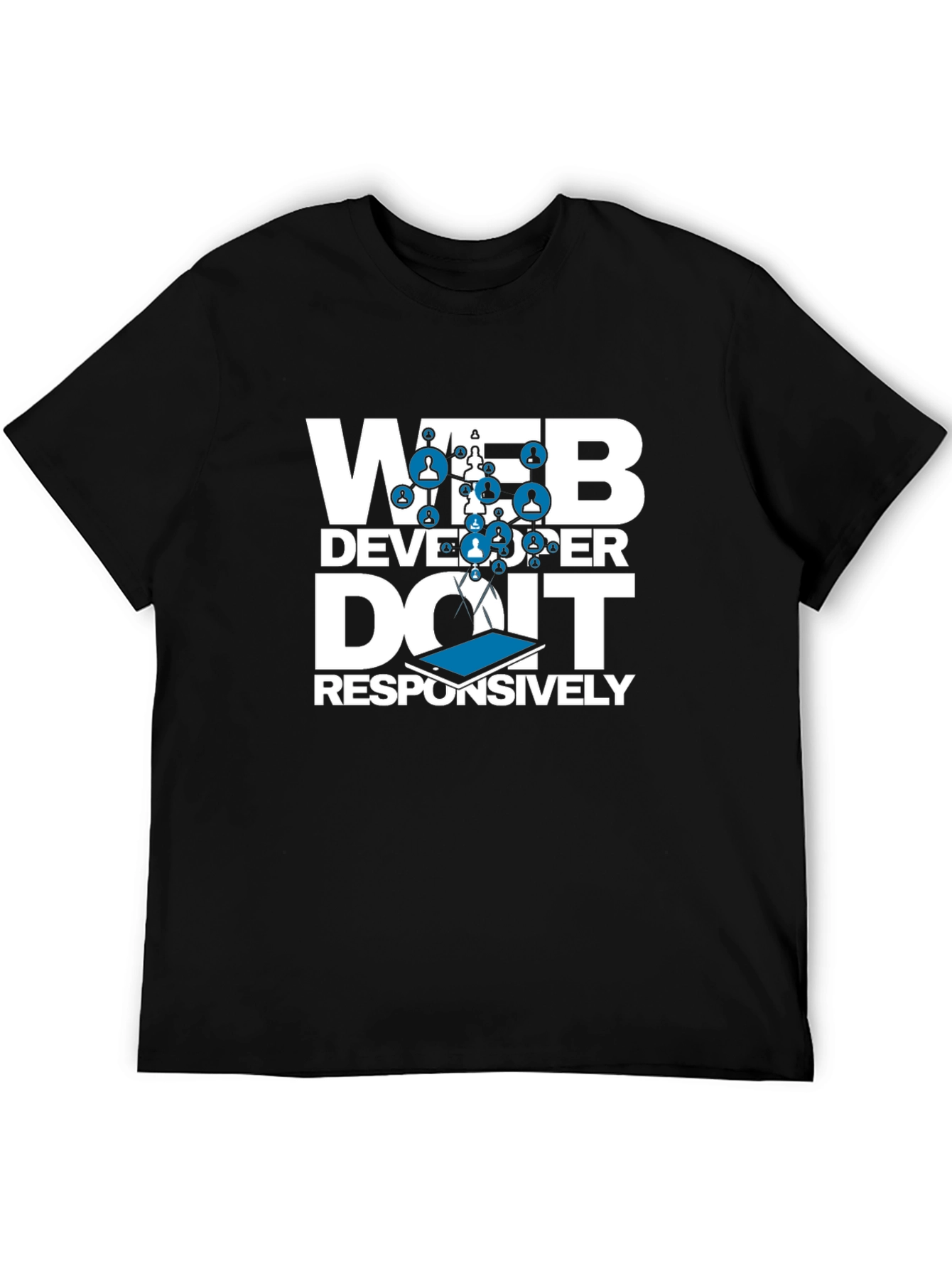 Web Developer T-Shirt Do It Responsively Programmer Tee