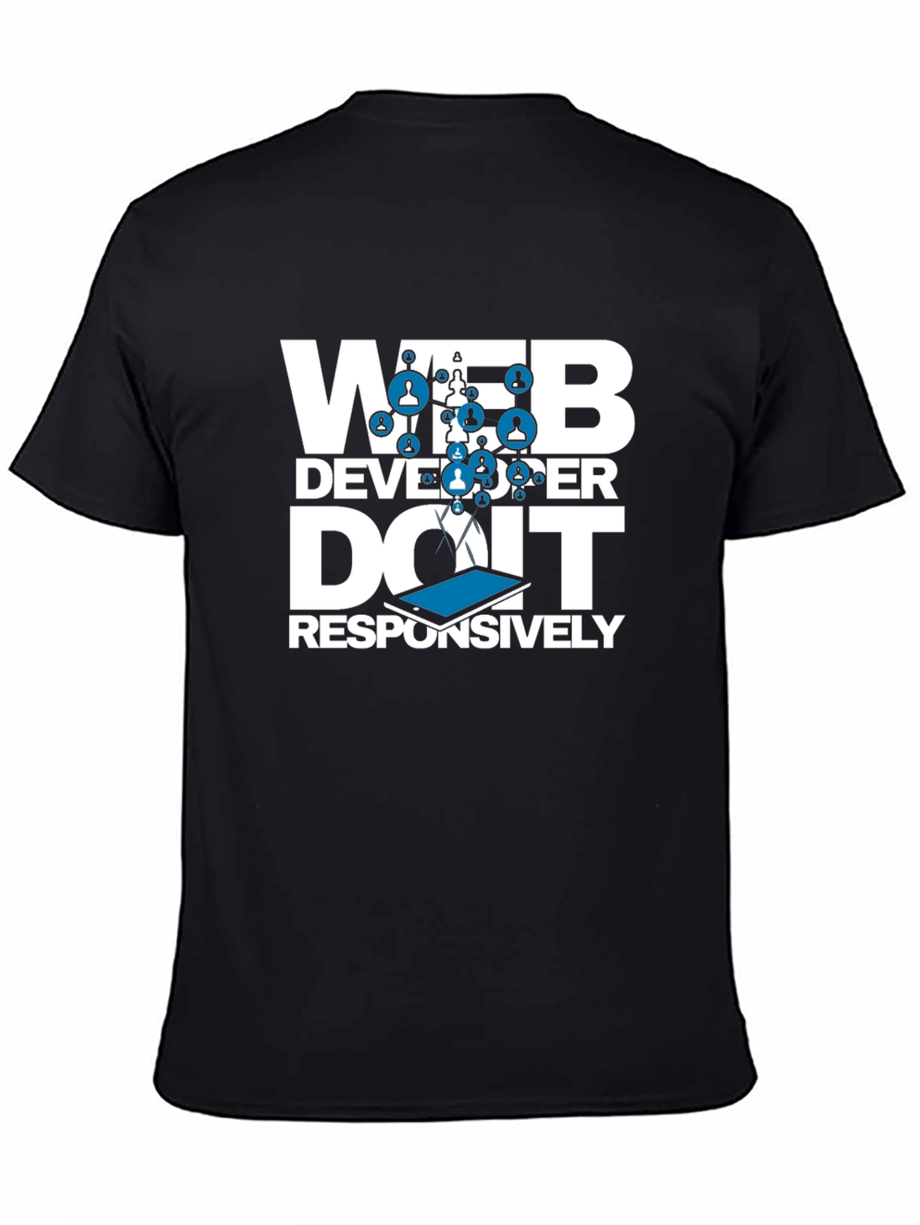 Web Developer T-Shirt Do It Responsively Programmer Tee