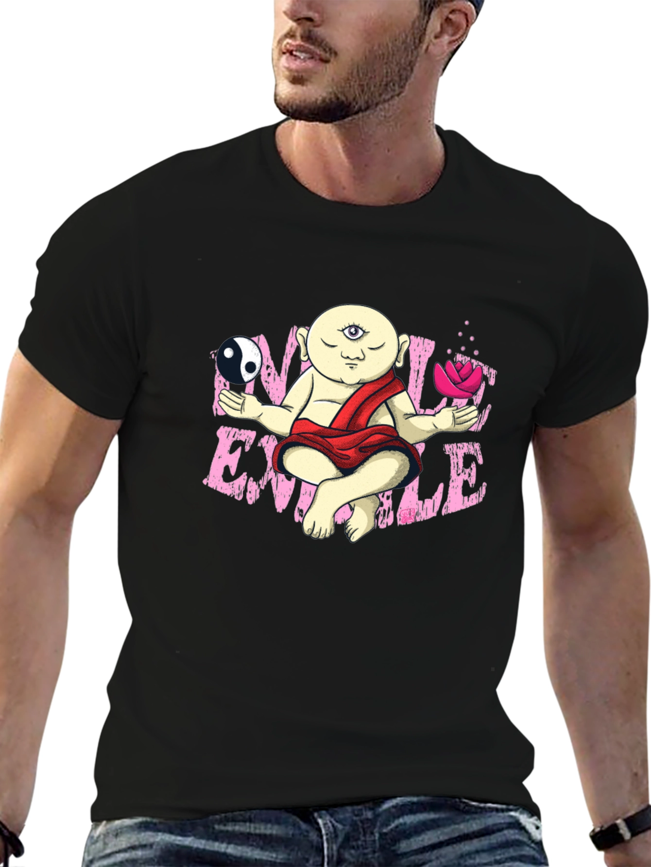 Enlightened Monk Graphic T-Shirt