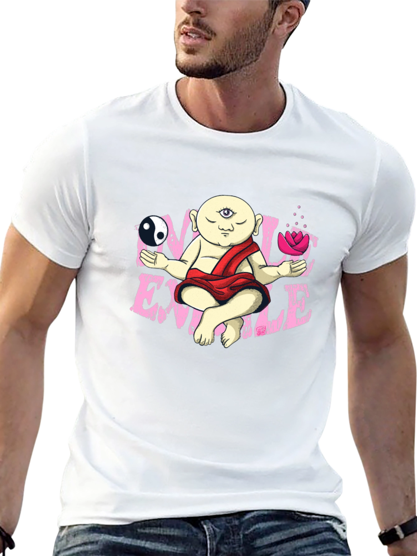 Enlightened Monk Graphic T-Shirt