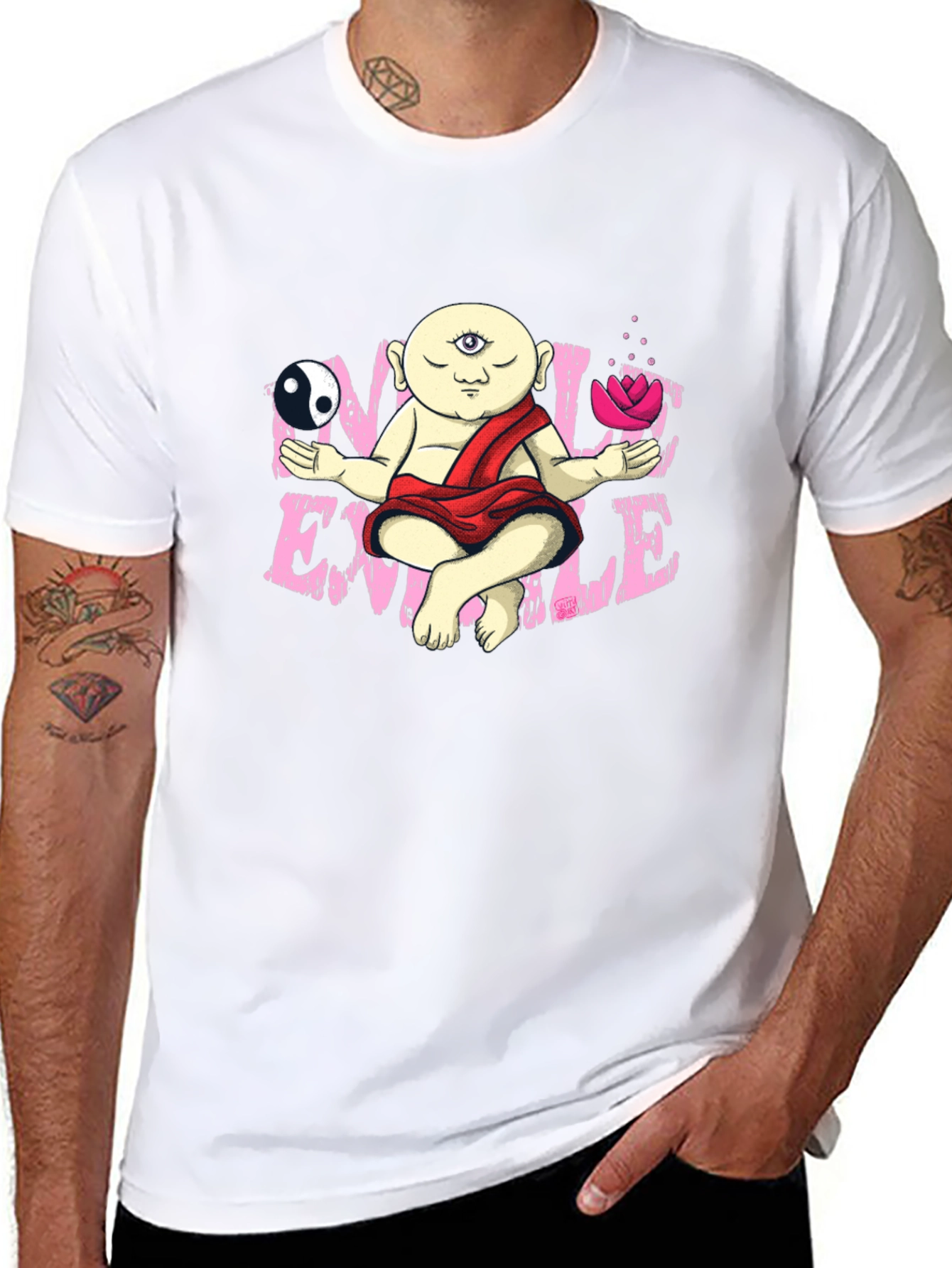 Enlightened Monk Graphic T-Shirt