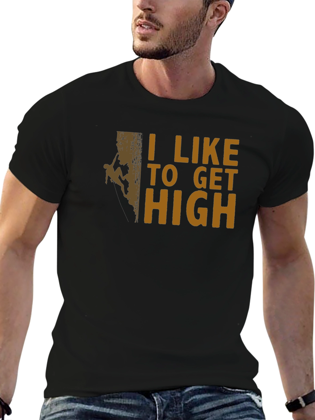 I Like To Get High Climbing T-Shirt