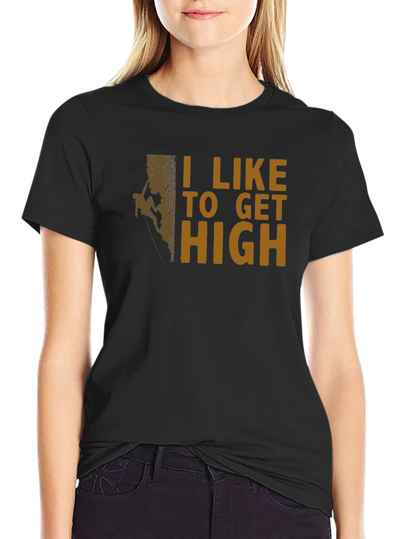 I Like To Get High Climbing T-Shirt