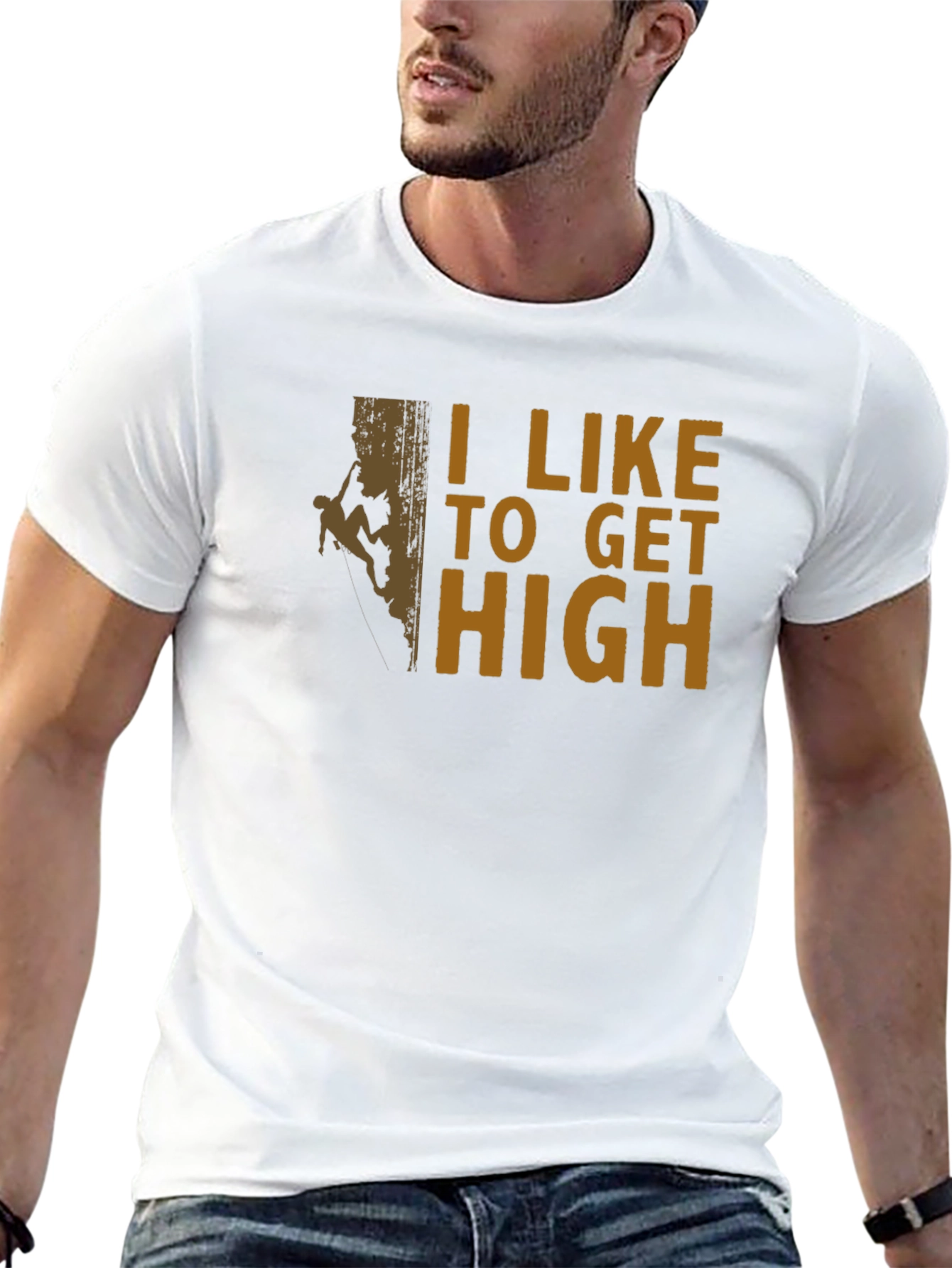 I Like To Get High Climbing T-Shirt