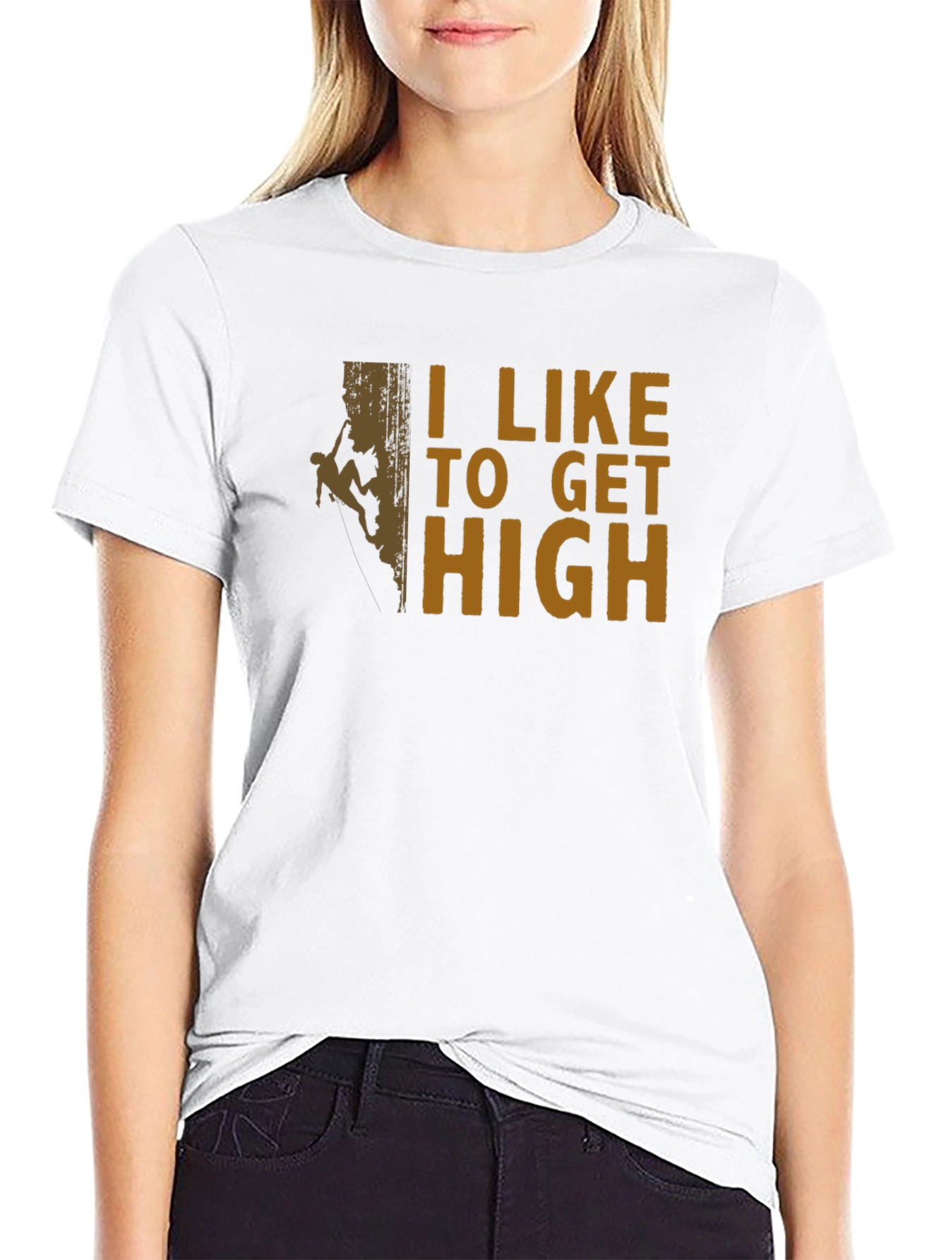 I Like To Get High Climbing T-Shirt