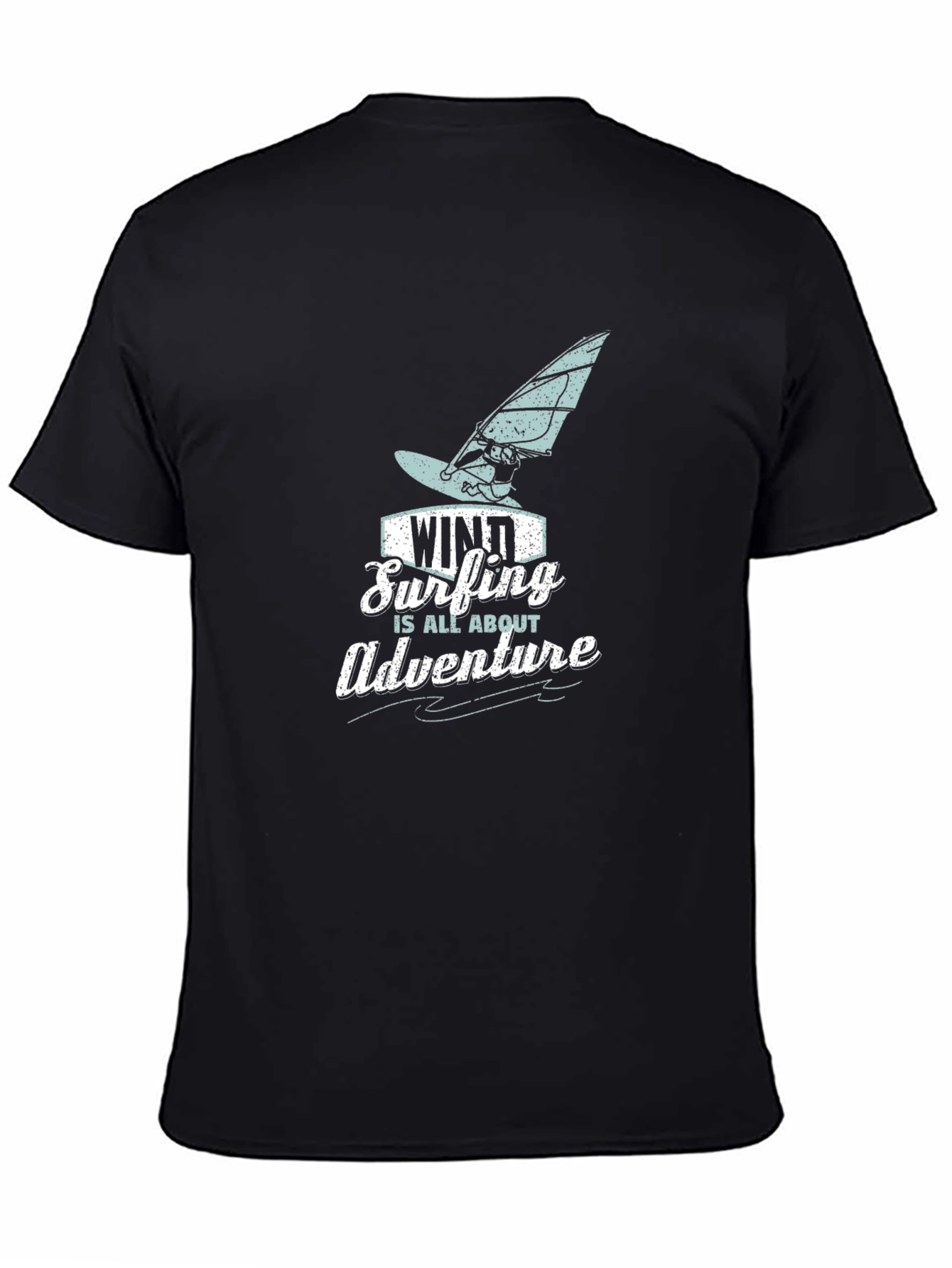 Windsurfing Adventure T-Shirt - Black