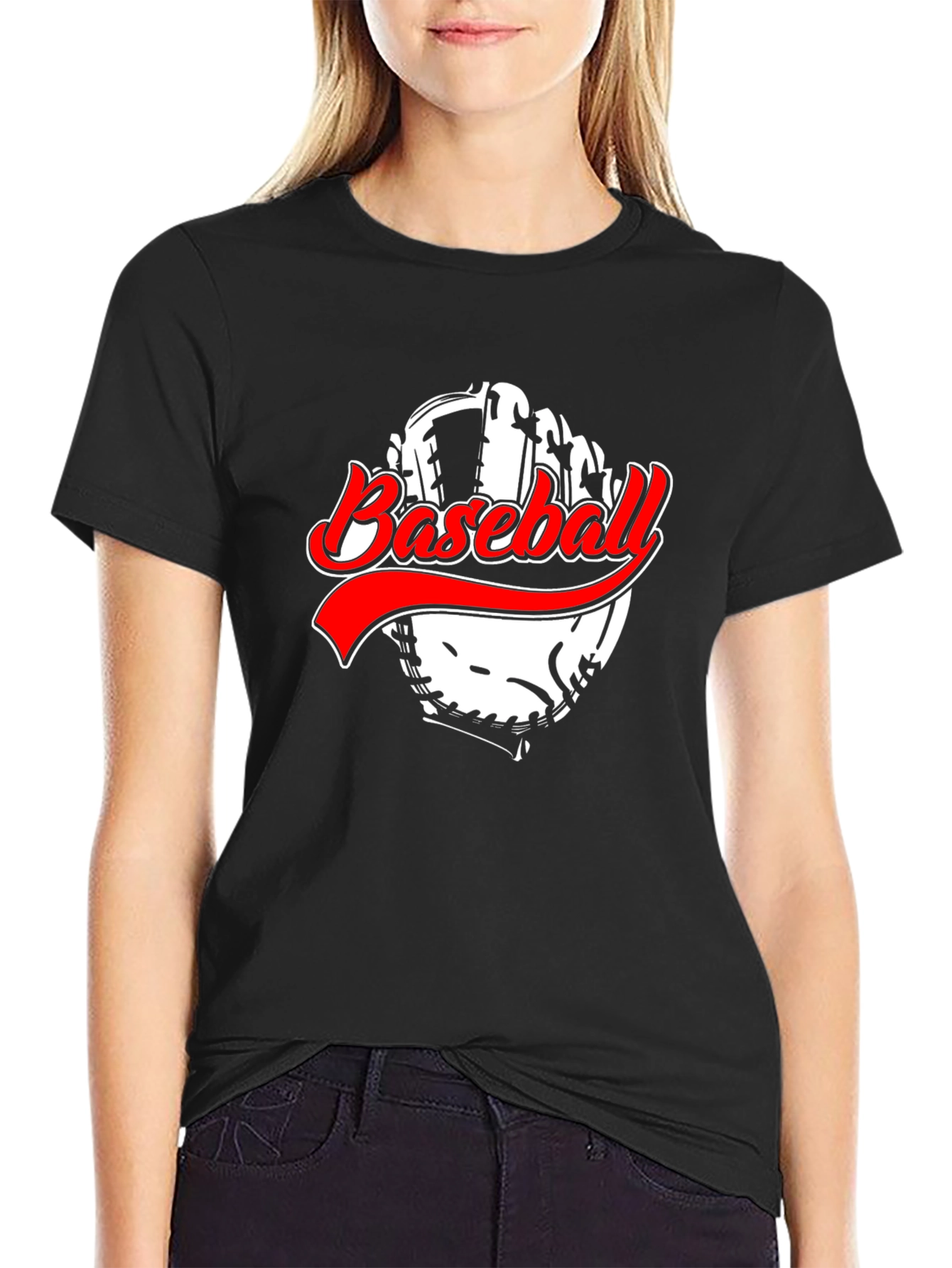 Baseball Glove Graphic T-Shirt