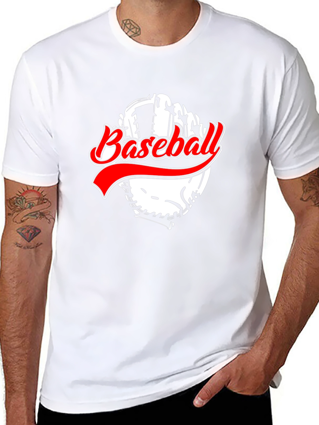 Baseball Glove Graphic T-Shirt