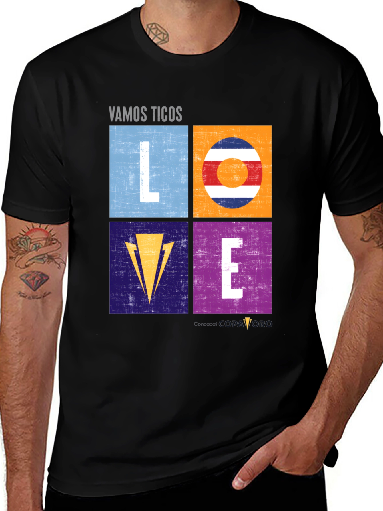Vamos Ticos LOVE Graphic Tee