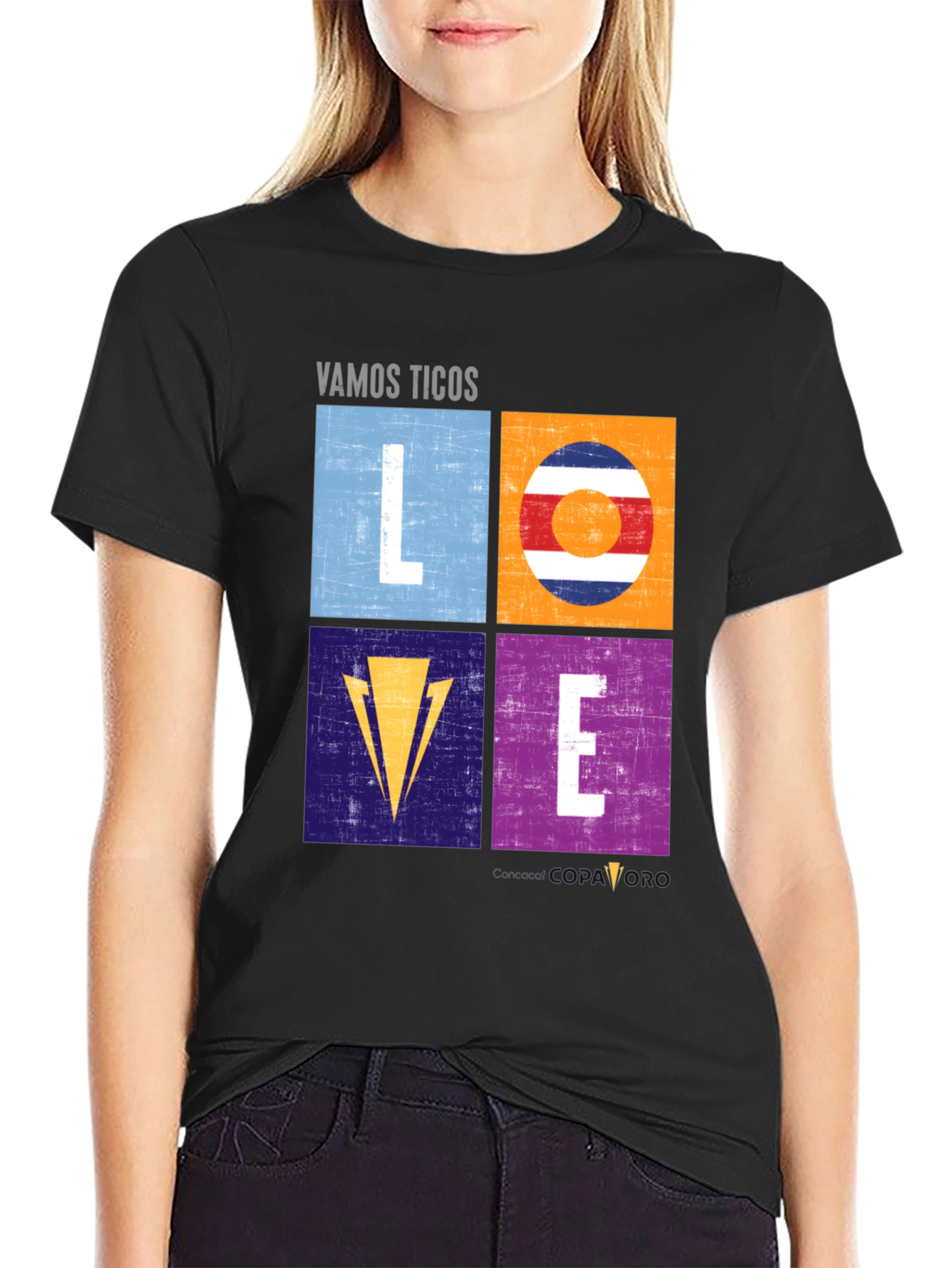 Vamos Ticos LOVE Graphic Tee