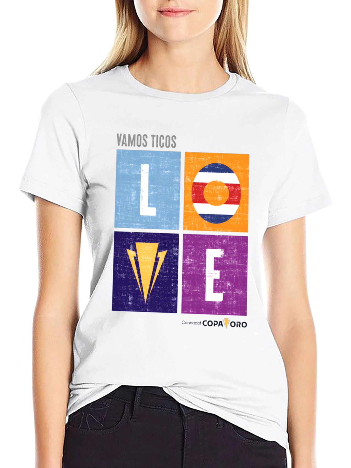 Vamos Ticos LOVE Graphic Tee