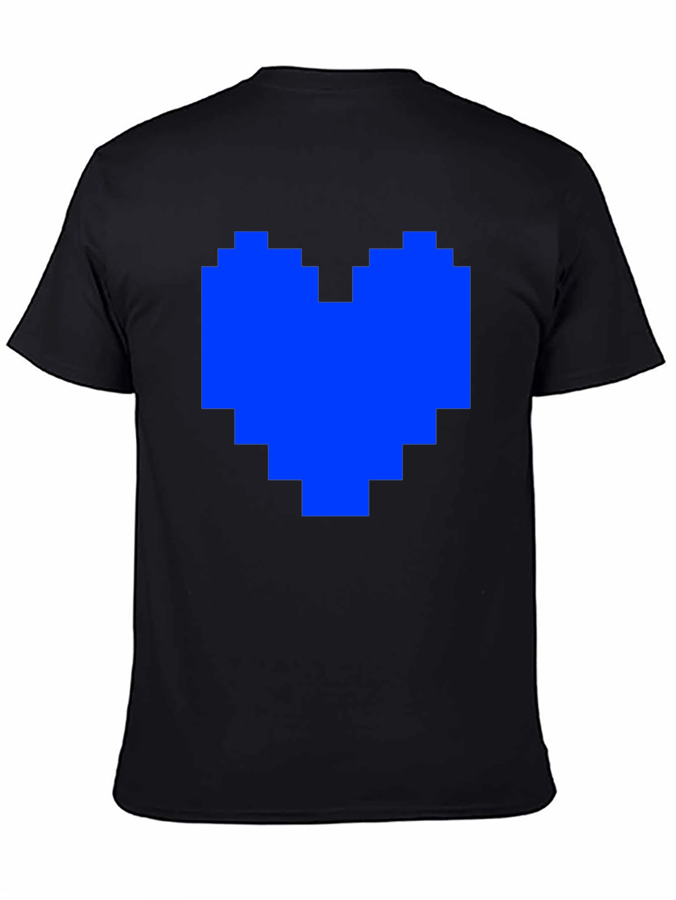 Pixel Heart Black T-Shirt