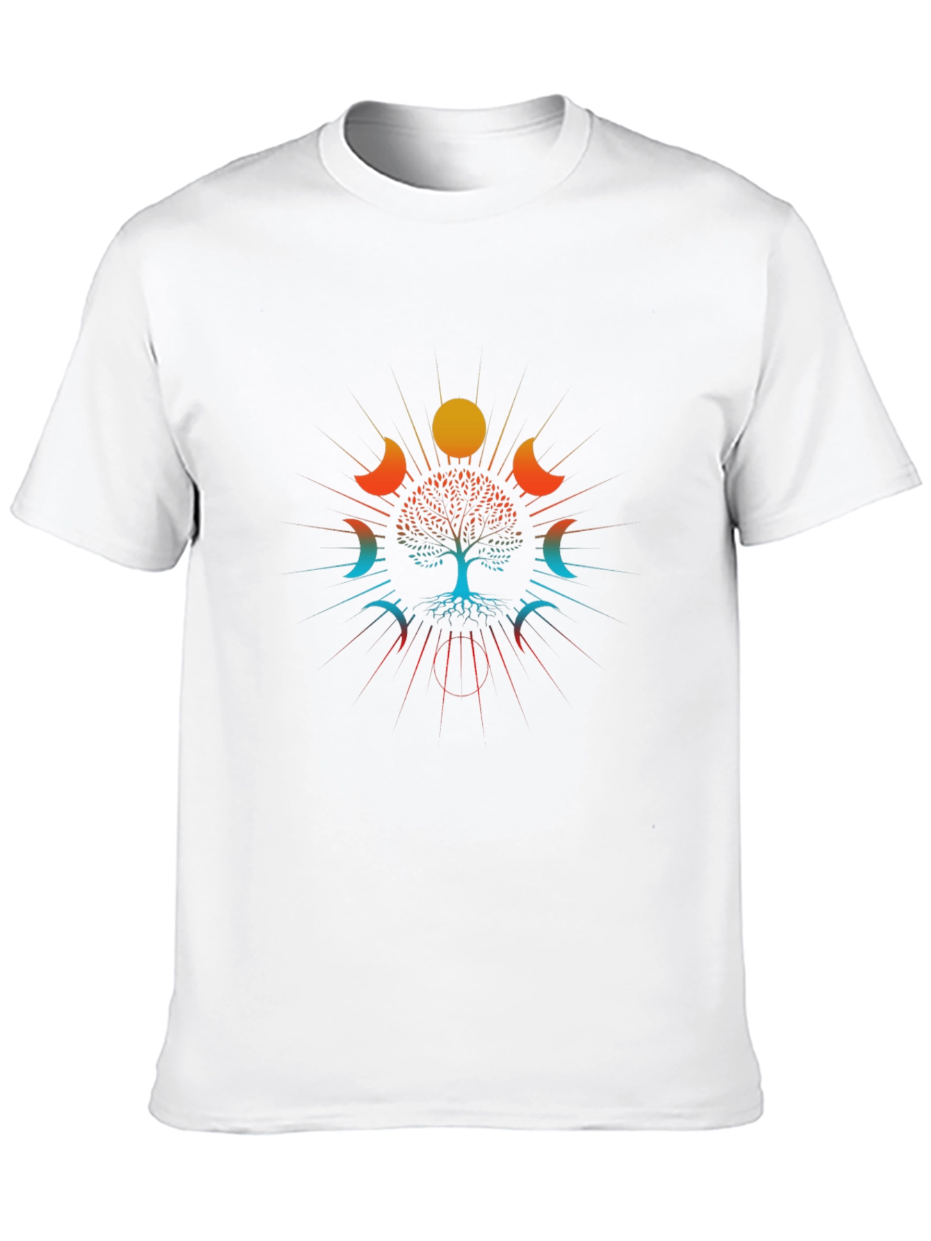 Mystic Tree of Life Phases Graphic Tee
