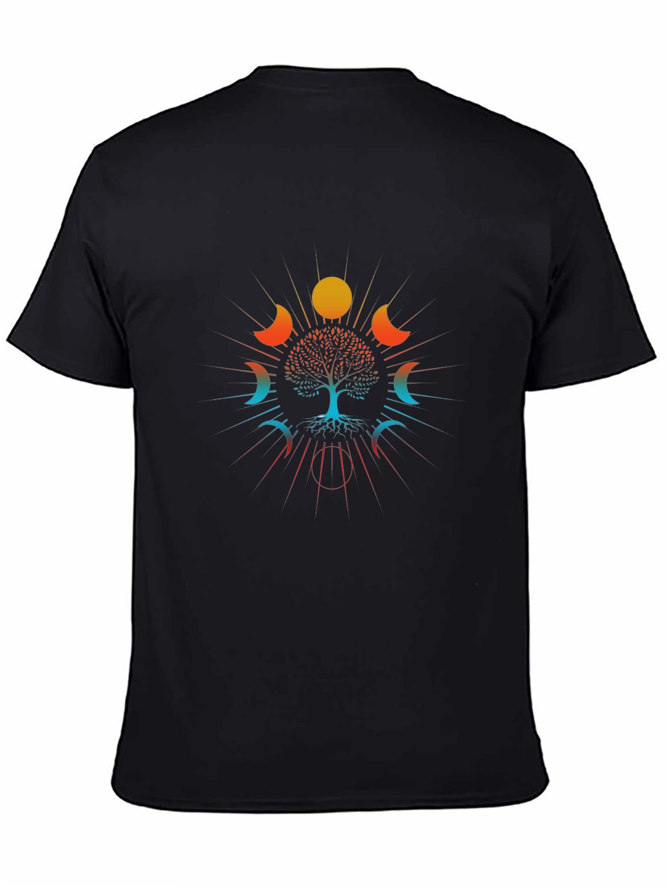 Mystic Tree of Life Phases Graphic Tee