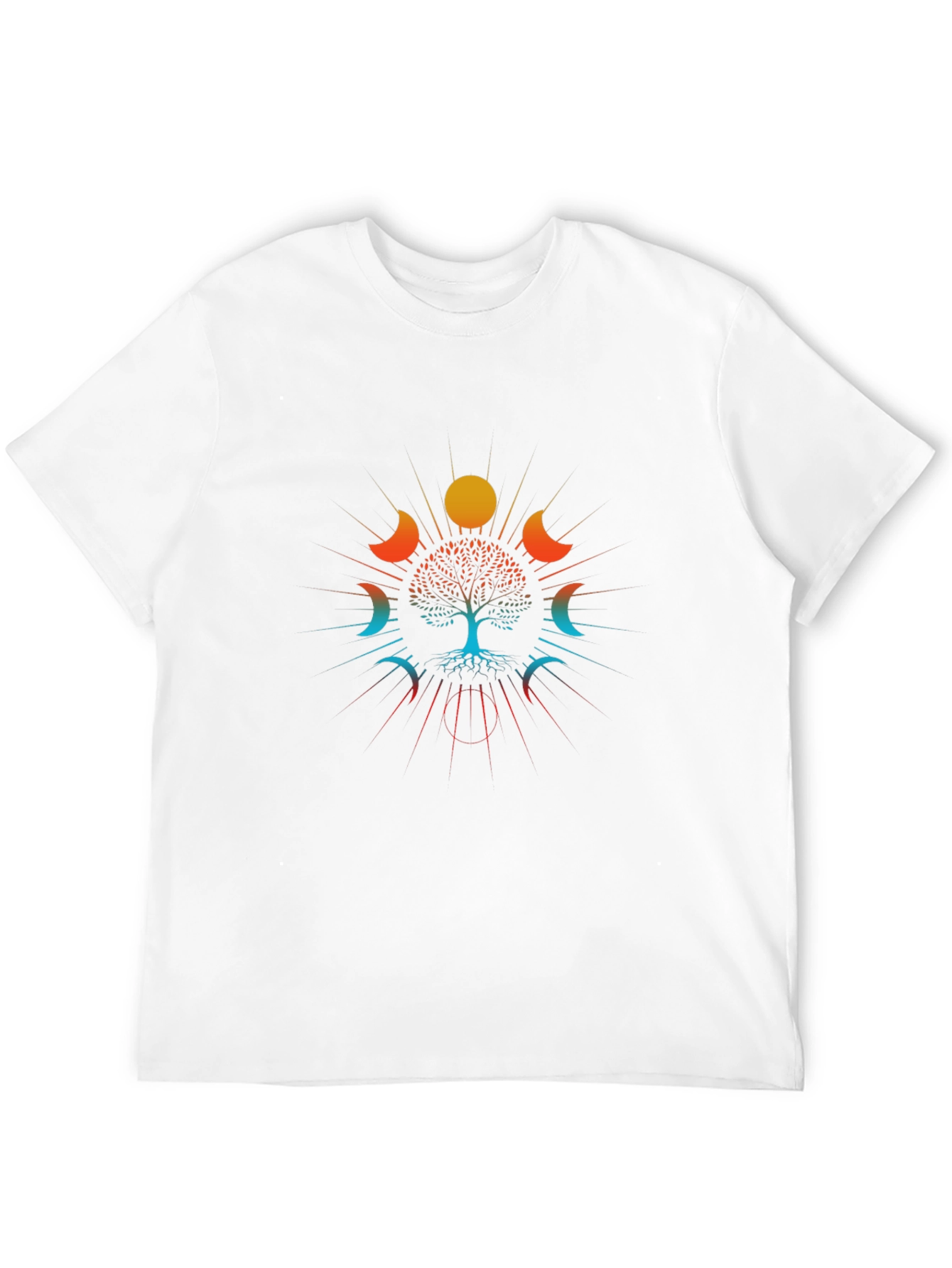 Mystic Tree of Life Phases Graphic Tee