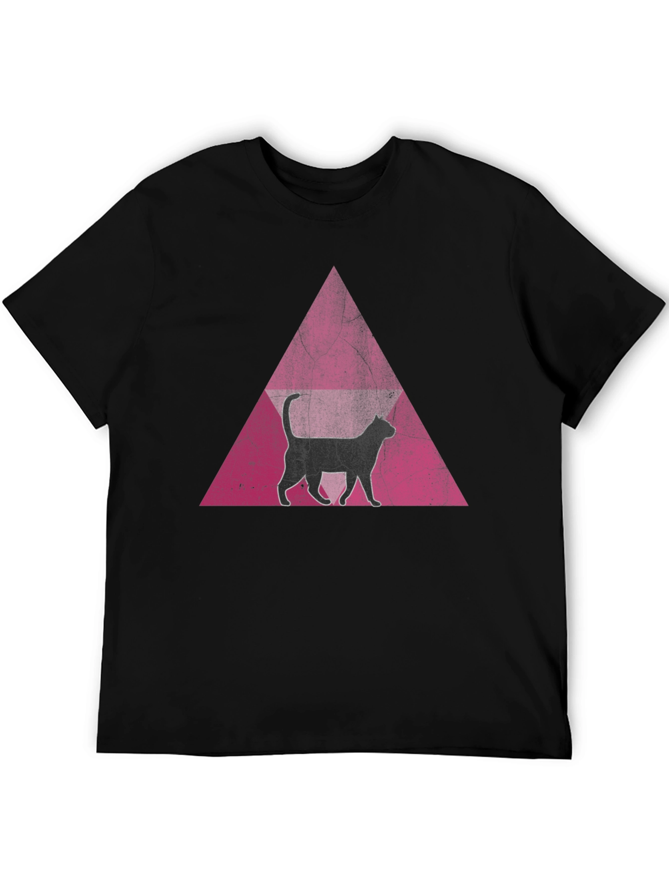 Triangle Cat Graphic Tee
